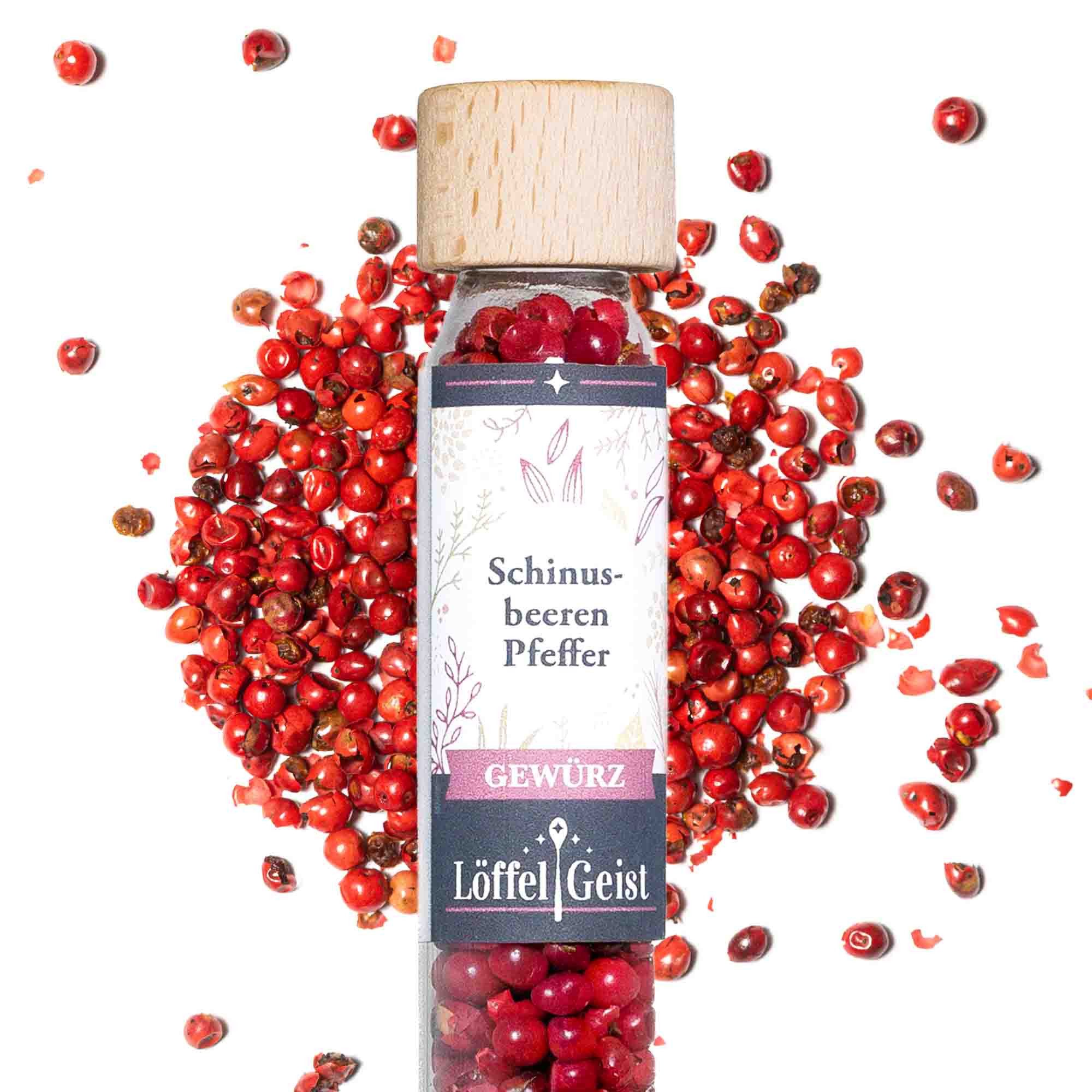 Löffelgeist Gewürz Schinusbeeren Pfeffer(15g im praktischen Dosierglas)