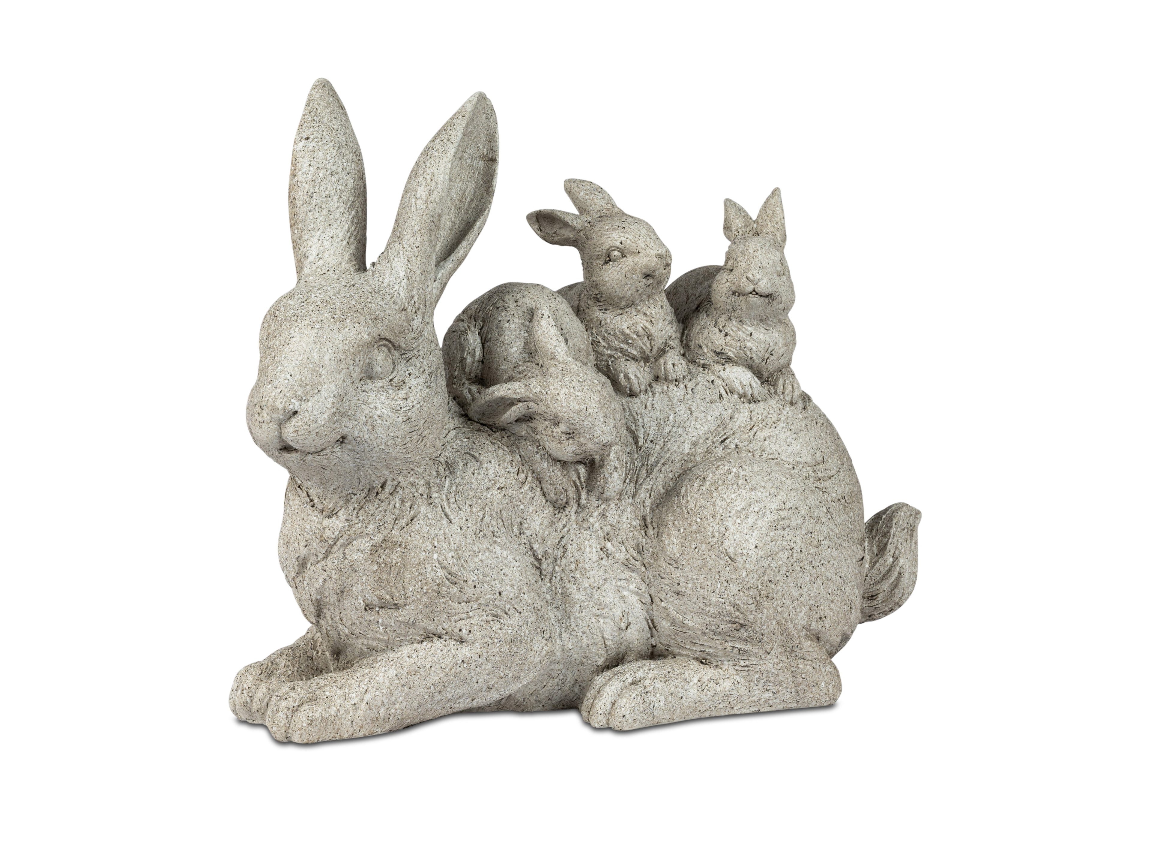 formano Tierfigur Hasen Figur - Hasenfamilie 34 cm Frühlingsdeko (1 St)