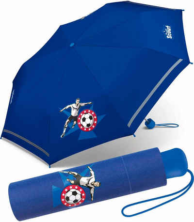 Scout Taschenregenschirm »Mini Kinderschirm Basic reflektierend bedruckt«, leicht