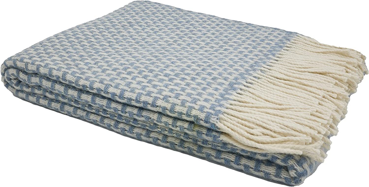 Wolldecke Fair De Luxe Wolle pur Decke, 80% Merinowolle, Beige, Heinrich Gl günstig online kaufen