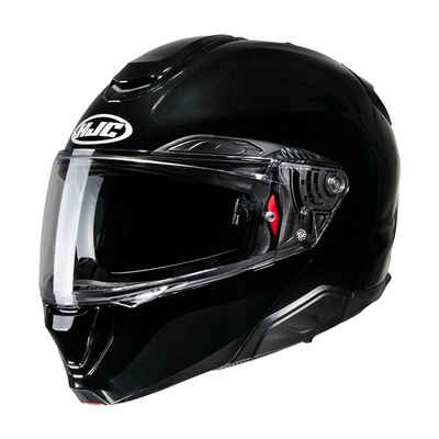 HJC Motorradhelm HJC RPHA 91 Solid metallic schwarz Klapphelm