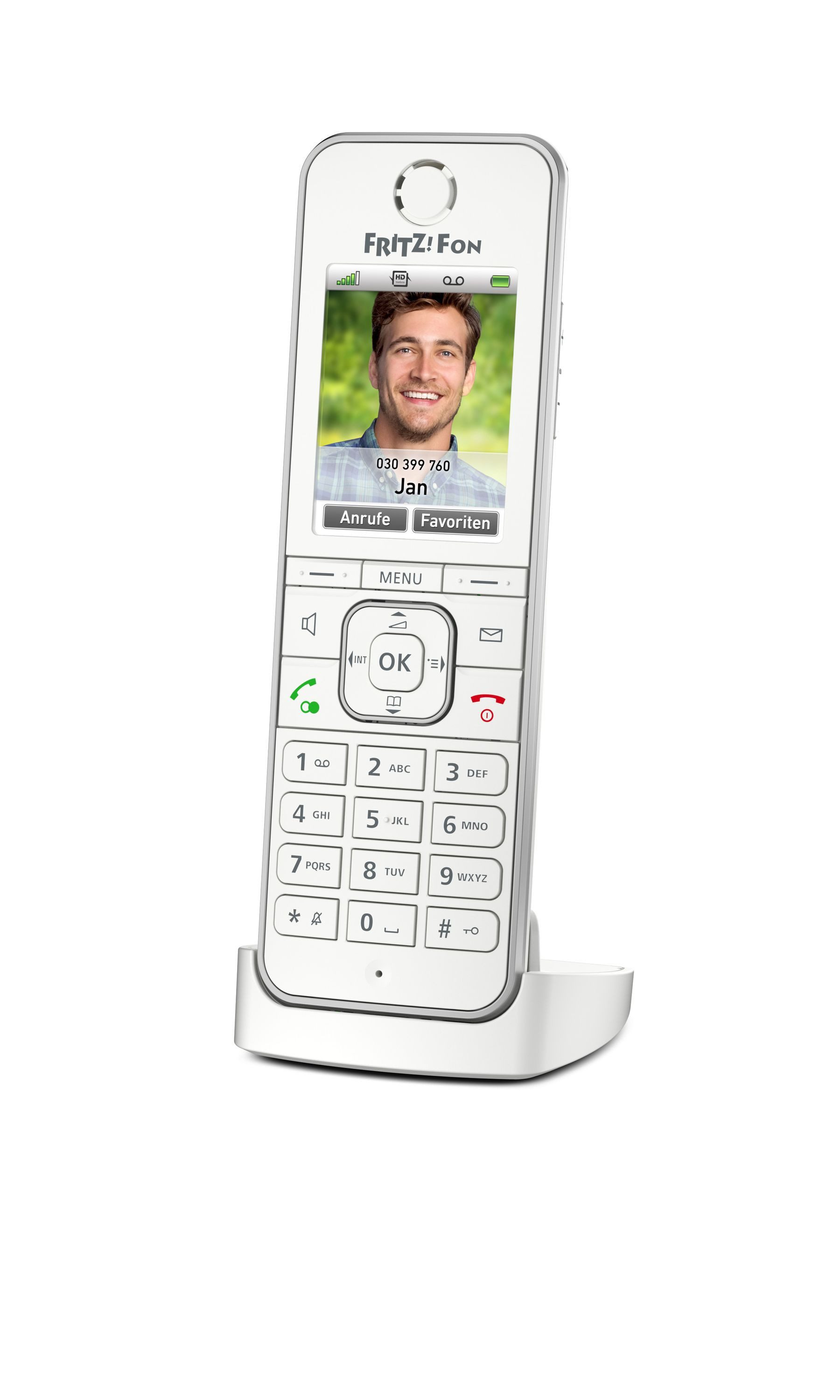 Fritz! FRITZ!Fon C6 weiß Schnurloses DECT-Telefon