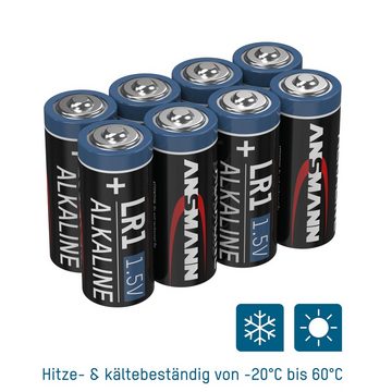 ANSMANN AG LR1 1,5V Alkaline Batterie Spezialbatterie - 8er Pack Batterie