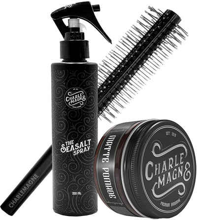 CHARLEMAGNE Haarpflege-Set Early Morning Grooming Set, 3-tlg.