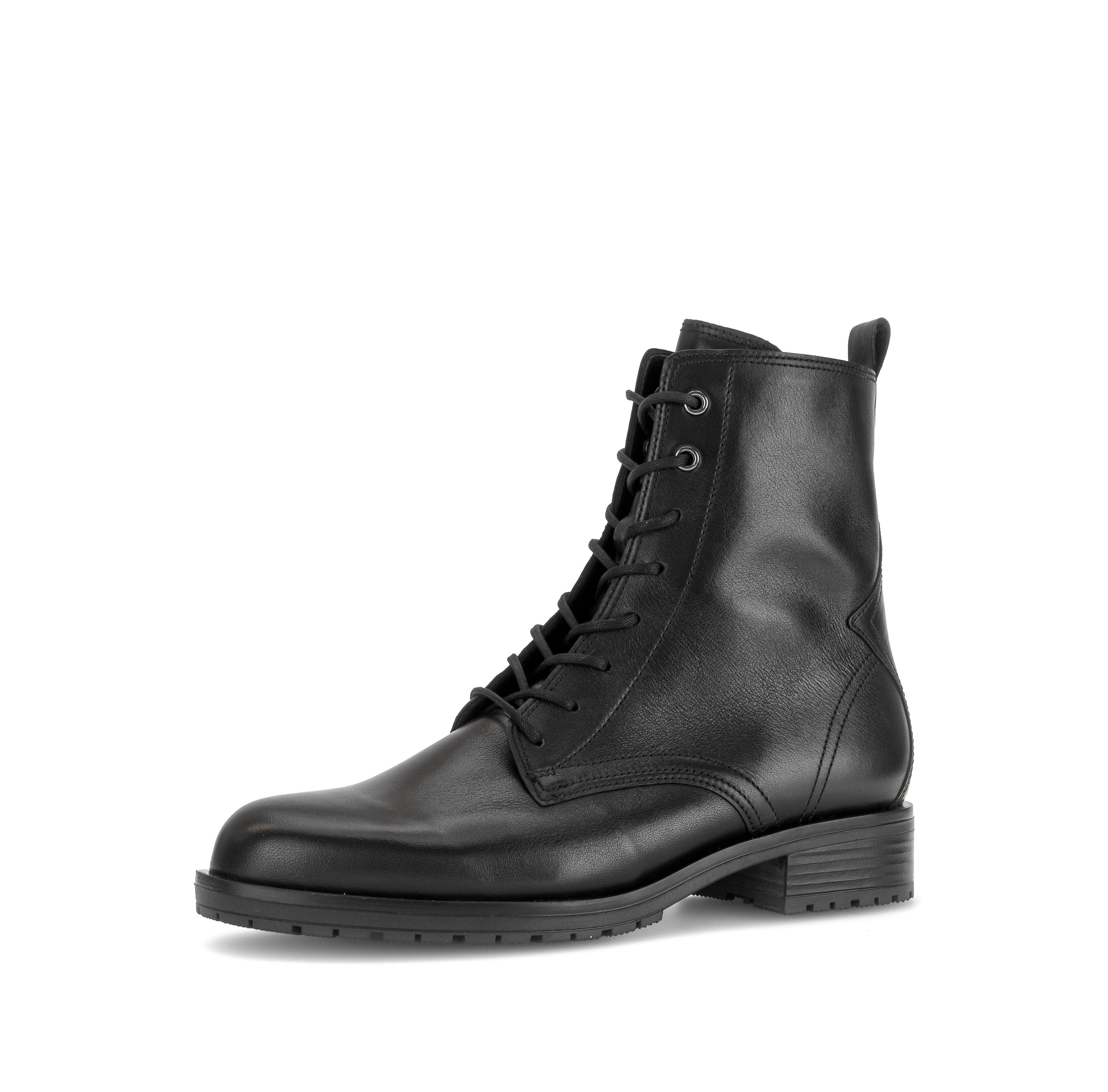 Gabor Schnürstiefelette Blockabsatz, Schnürboots in Schuhweite G (weit)