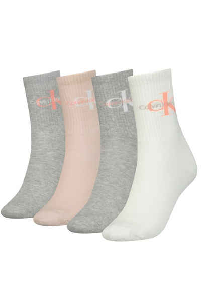 Calvin Klein Jeans Socken (Packung, 4-Paar) CKJ WOMEN SOCK 4P GIFTBOX