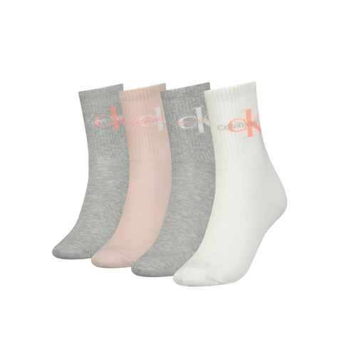 Calvin Klein Jeans Socken (Packung, 4-Paar) CKJ WOMEN SOCK 4P GIFTBOX