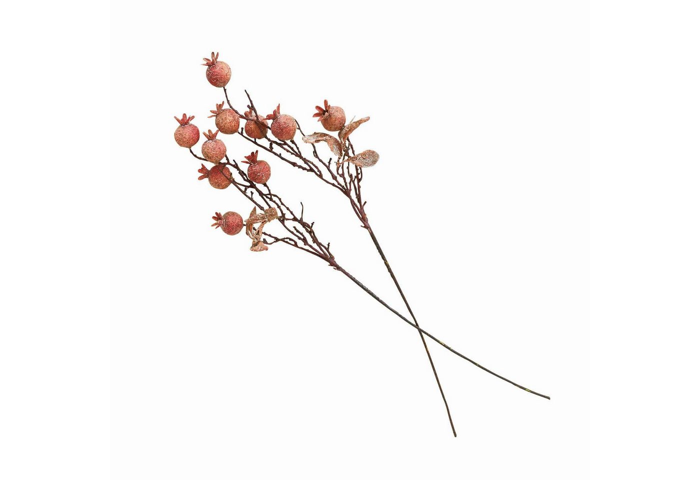 Kunstblume Deko-Zweig 2er Set Salviero braun, Mirabeau, Höhe 83.0 cm