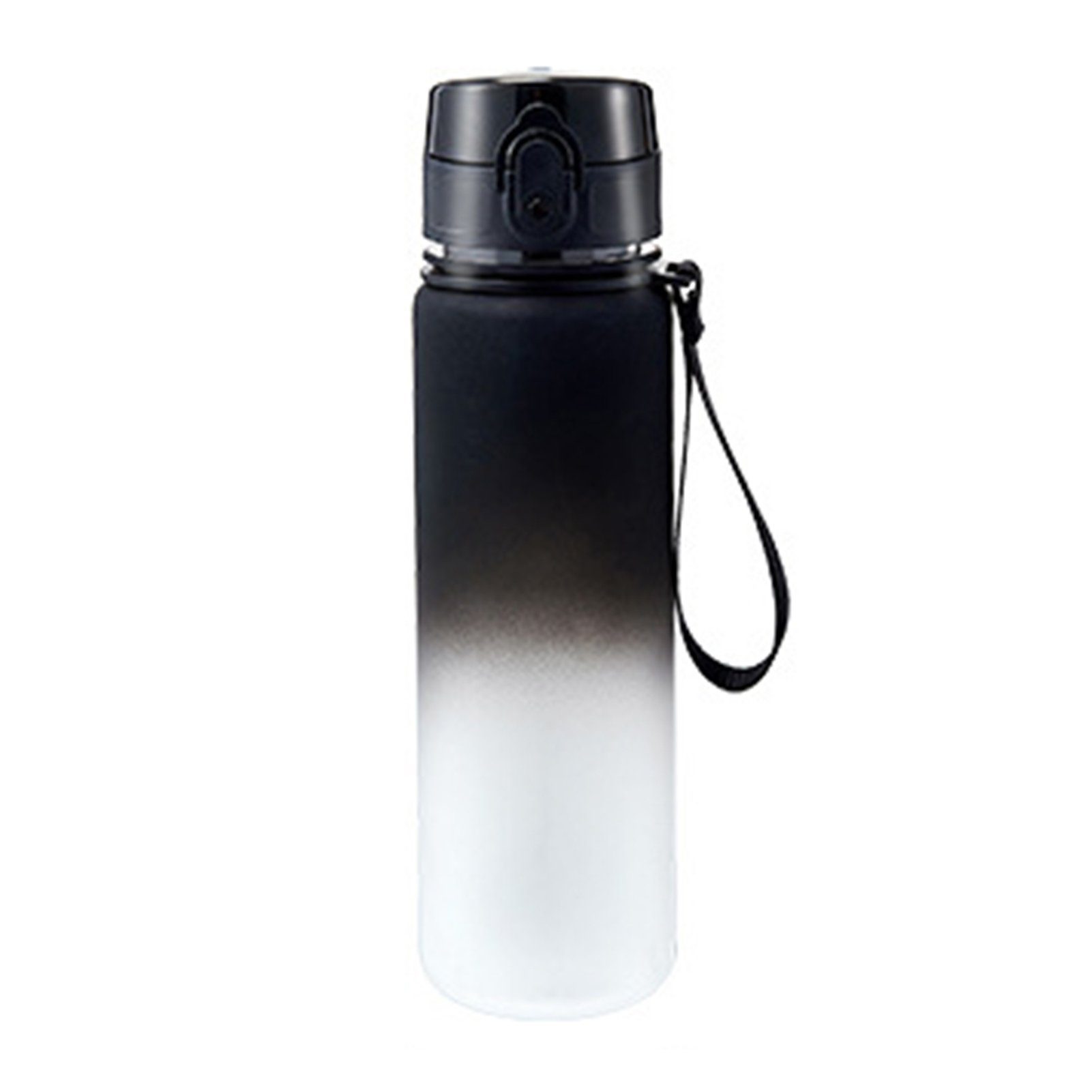Blusmart Trinkflasche 500 Ml/650 Ml/1000 Ml Kunststoff-Sport-Wasserbecher, Trinkflasche, Trinkflasche black white 650ml