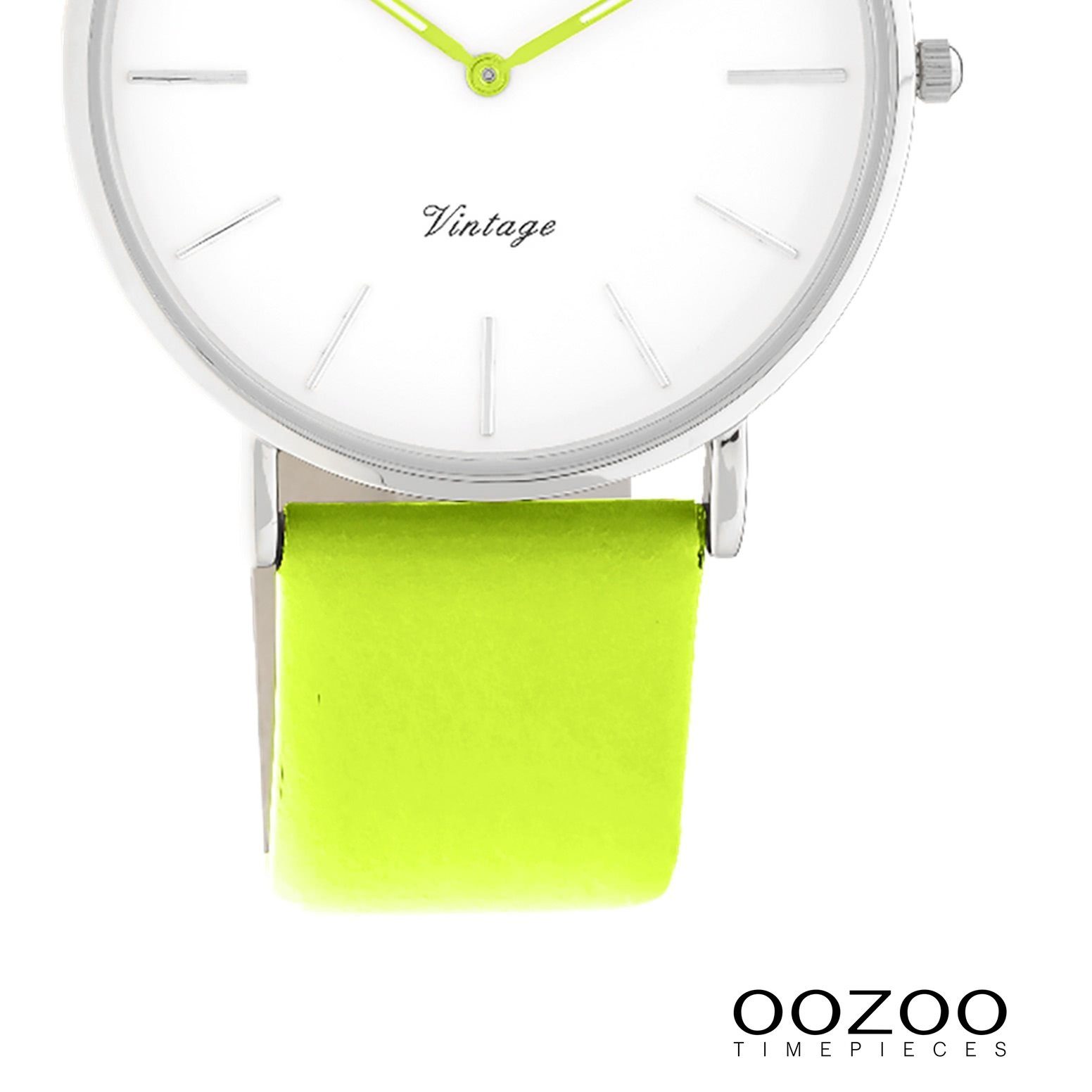 OOZOO Quarzuhr Oozoo Damen Armbanduhr Vintage Series, (Analoguhr), Damenuhr rund, mittel (ca. 36mm) Lederarmband, Fashion-Style