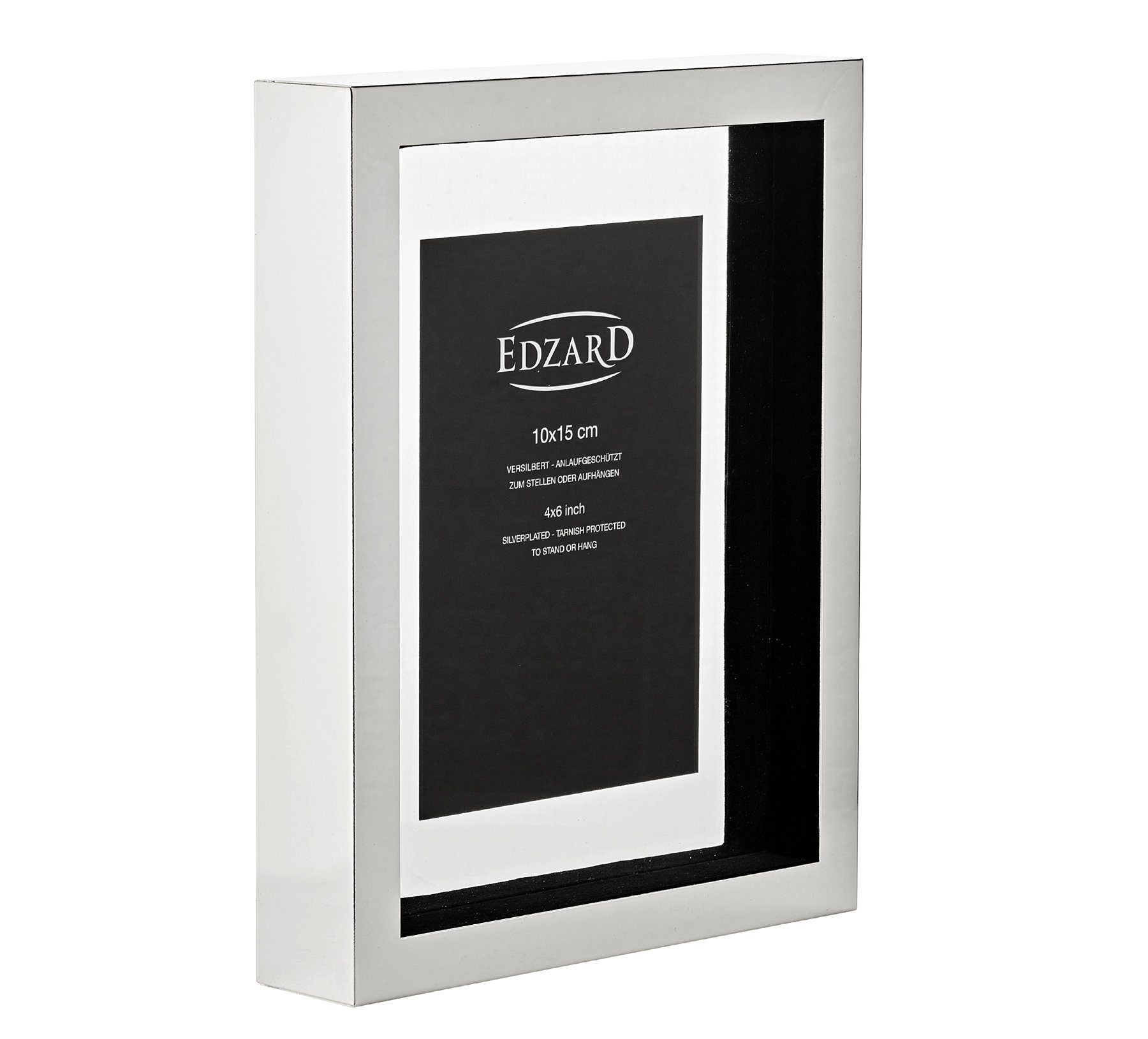 EDZARD Bilderrahmen »Caserta«, versilbert und anlaufgeschützt, für 10x15 cm  Foto - Fotorahmen, Rahmen für Foto zum Hinstellen und Aufhängen online  kaufen | OTTO
