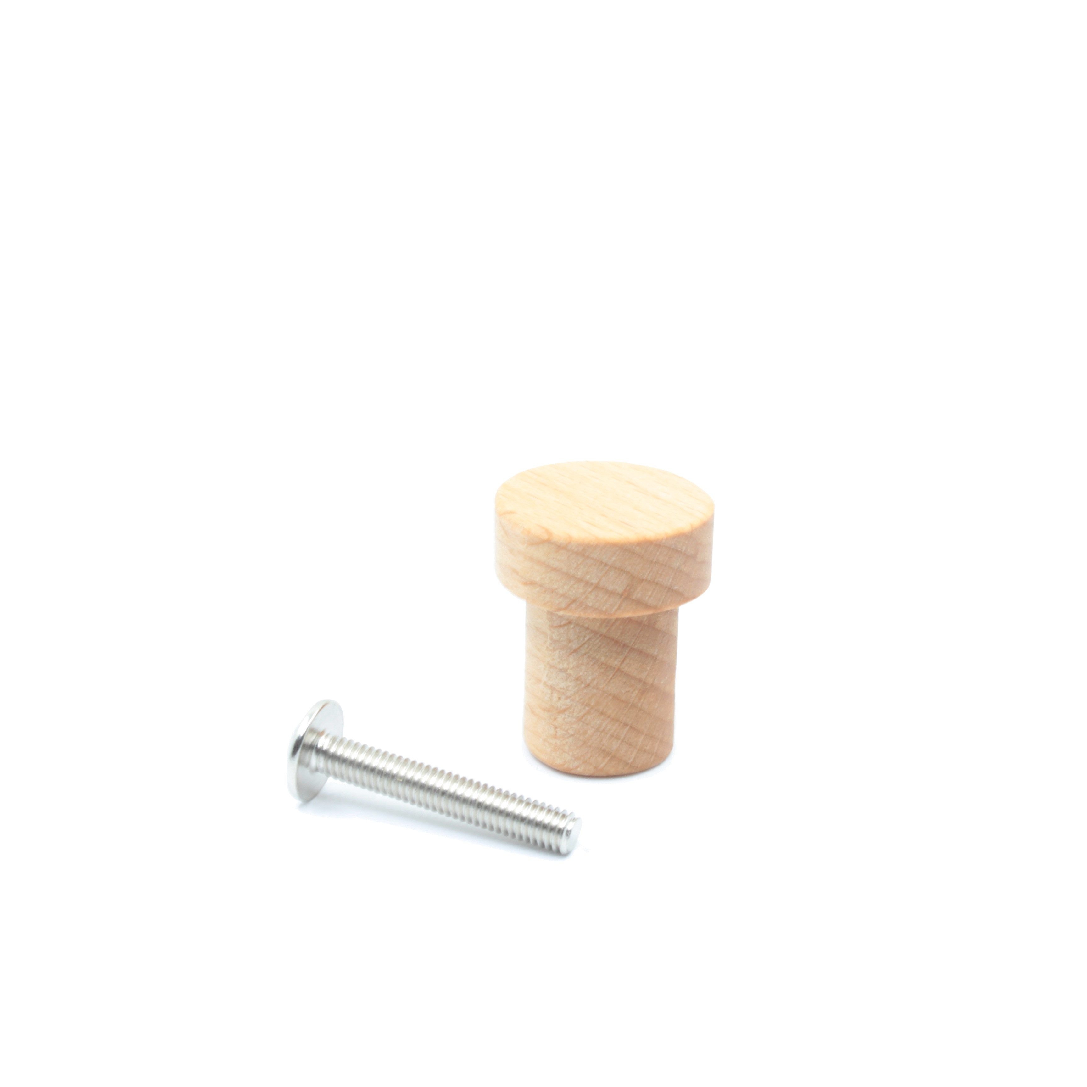 ekengriep Мебельgriff B101, Holzgriff aus Buche für Küche, IKEA Schrank, Выдвижные ящики usw.