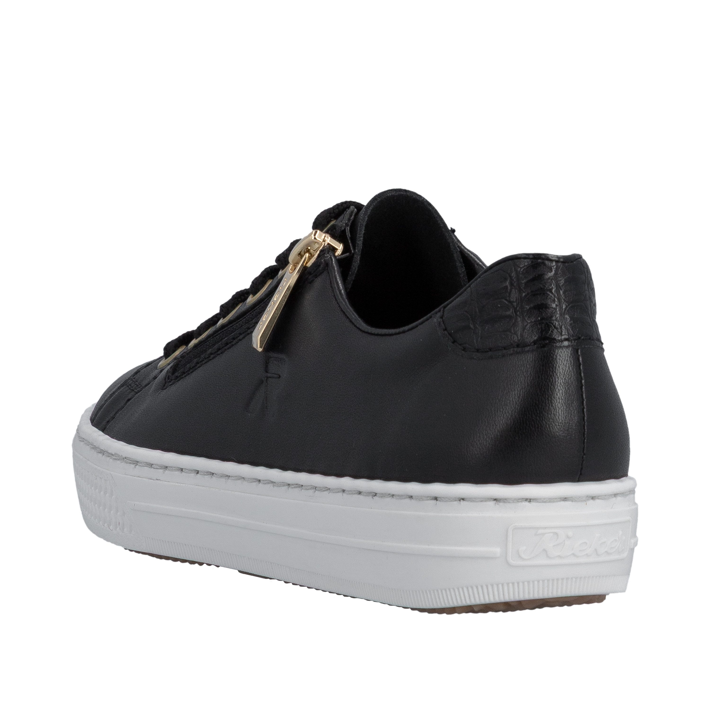 Rieker Sneaker mit Memosoft-Innensohle, Freizeitschuh, Halbschuh, Schnürschuh