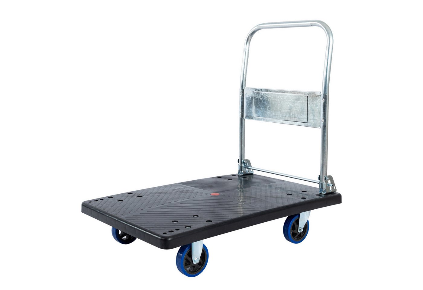 FOXSPORT Transportwagen klappbar, Plattformwagen, Transportroller, Handwagen, Klappwagen, Einklappbarer 90° Handgriff, Belastbar bis 250 kg, Ladefläche 90x60 cm