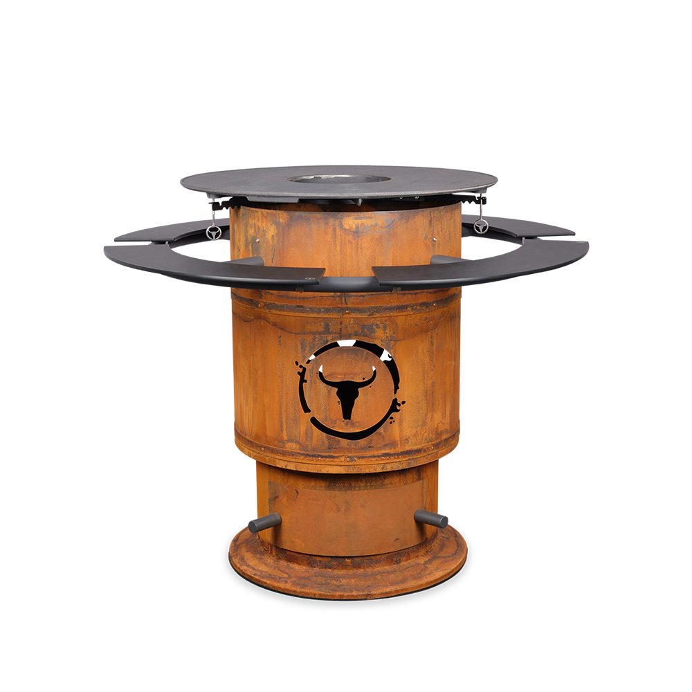 Moesta BBQ Holzkohlegrill Bandit Fireplace - Feuerstelle - Planchagrill - Holzkohlegrill