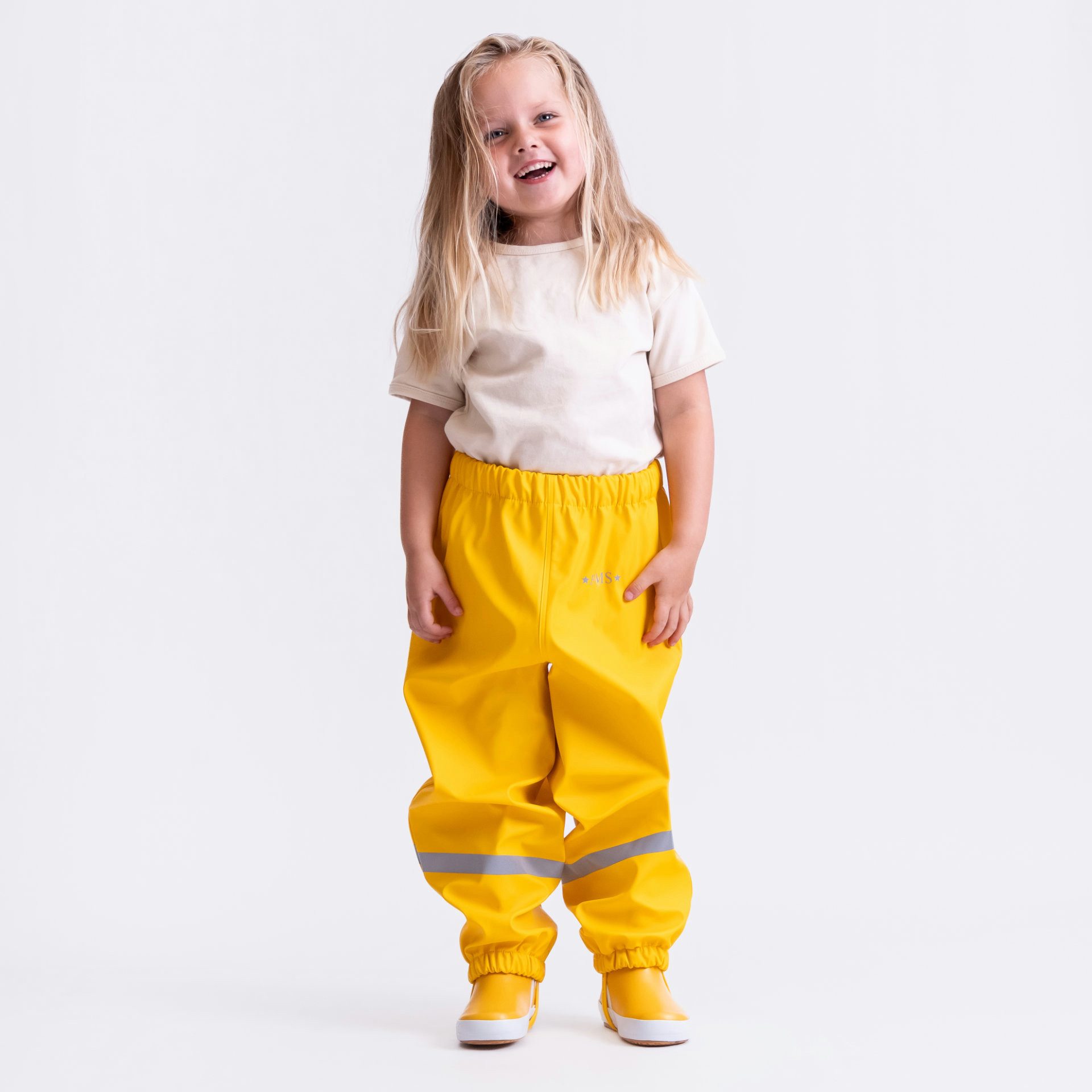 BMS Regen- und Matschhose BMS Regenbundhose für Kinder 100% wasserdicht ideal für den Waldkindergarten