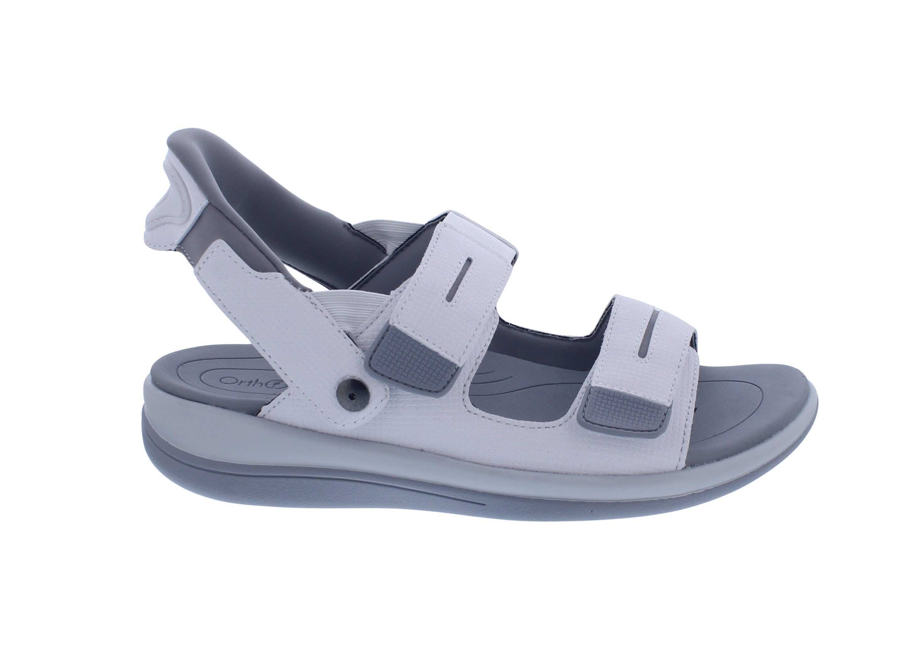 OrthoFeet OrthoFeet Calypso Handsfree Slip-in Damensandale White 69022 Sandale