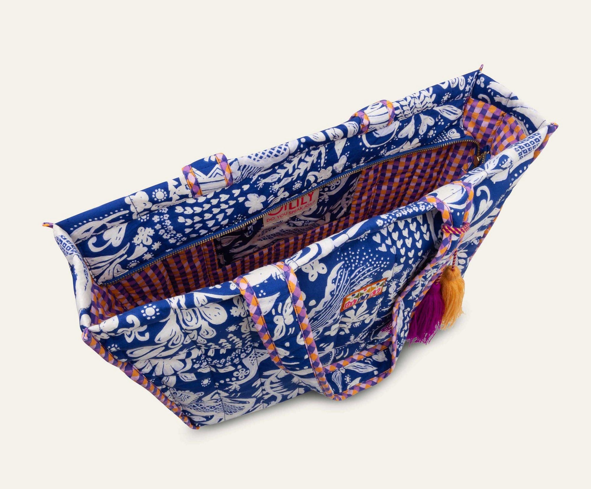 Oilily Shopper Sanny Mazarine Blue, mit geräumigem Hauptfach