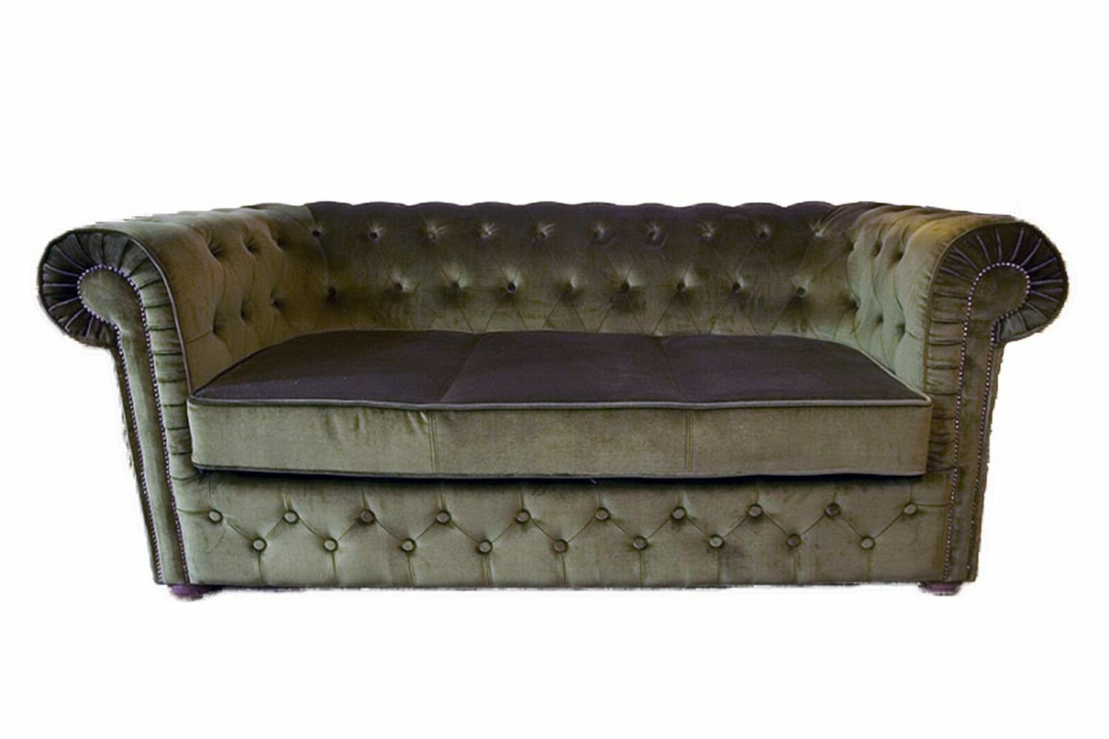 Couch Sofa JVmoebel Samt Sofa Designer Textil Chesterfield Sofa
