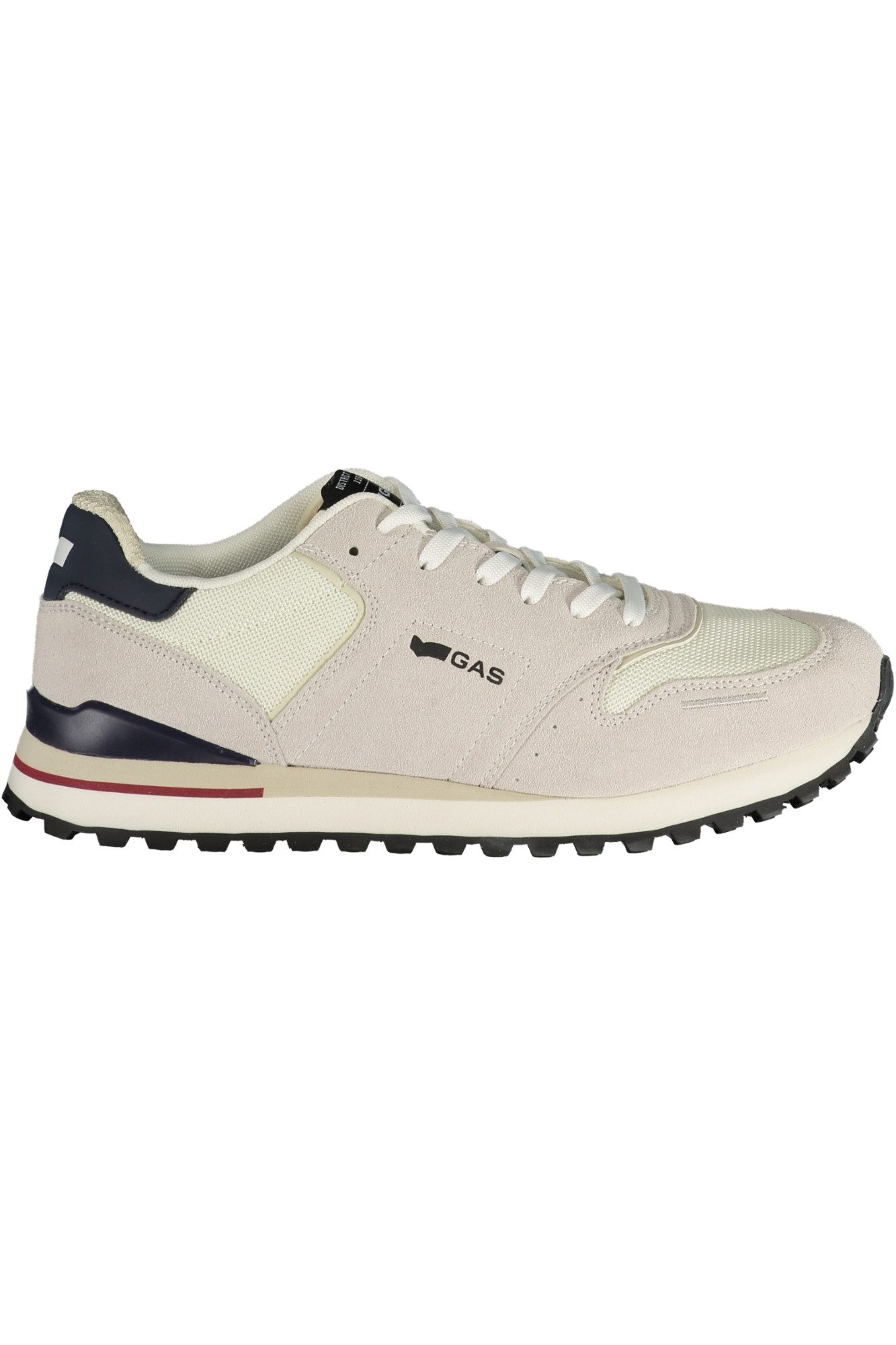 GAS Sneaker Weißer Herrensportschuh mit Kontrastdetails &