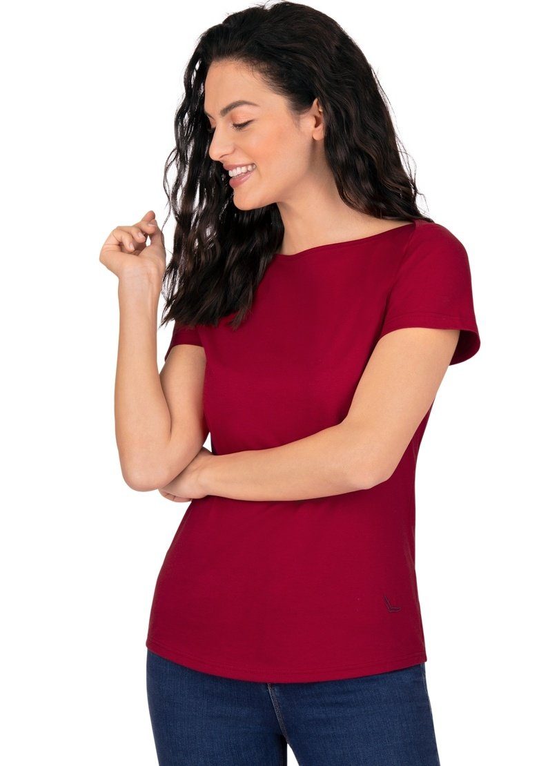 T-Shirt TRIGEMA Schickes Damen T-Shirt in Öko-Qualität