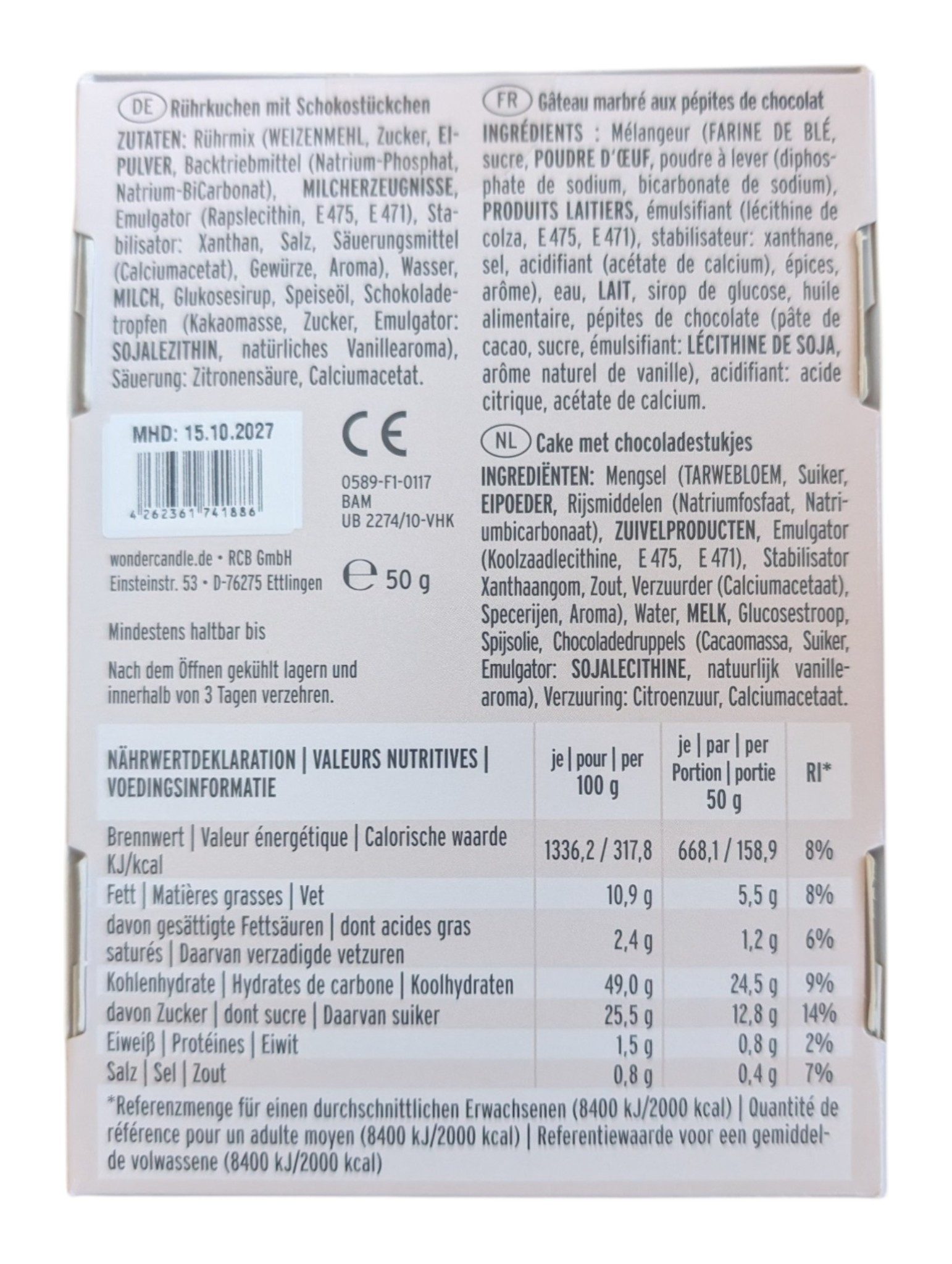 Wondercandle Geburtstagskerze Wondercake Kuchen in Sardinendose mit Wunderkerze Herz – Originelles (kein Set, kein Set)