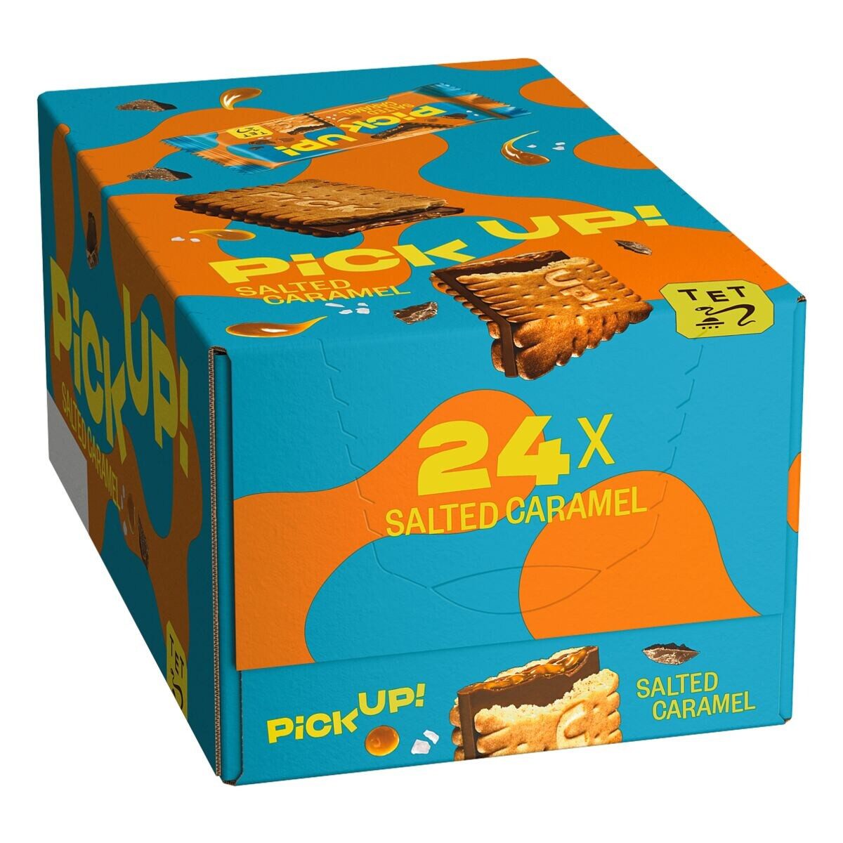 PICK UP! Kekse PiCK UP! Salted Caramel, Doppelkeksriegel 24er-Pack