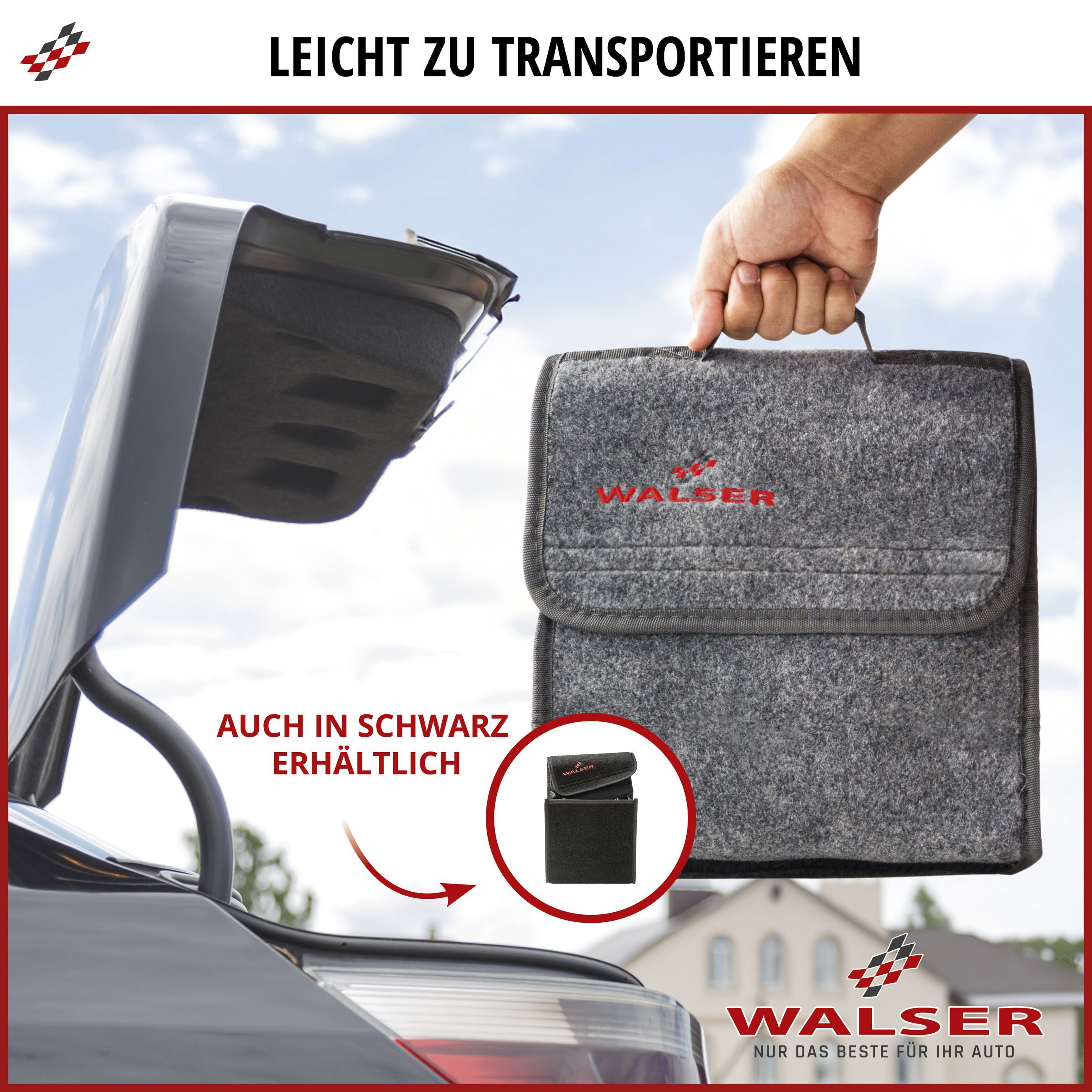WALSER Auto-Rückenlehnenschutz Toolbag Gr.S, 1 Stück, 1-tlg.