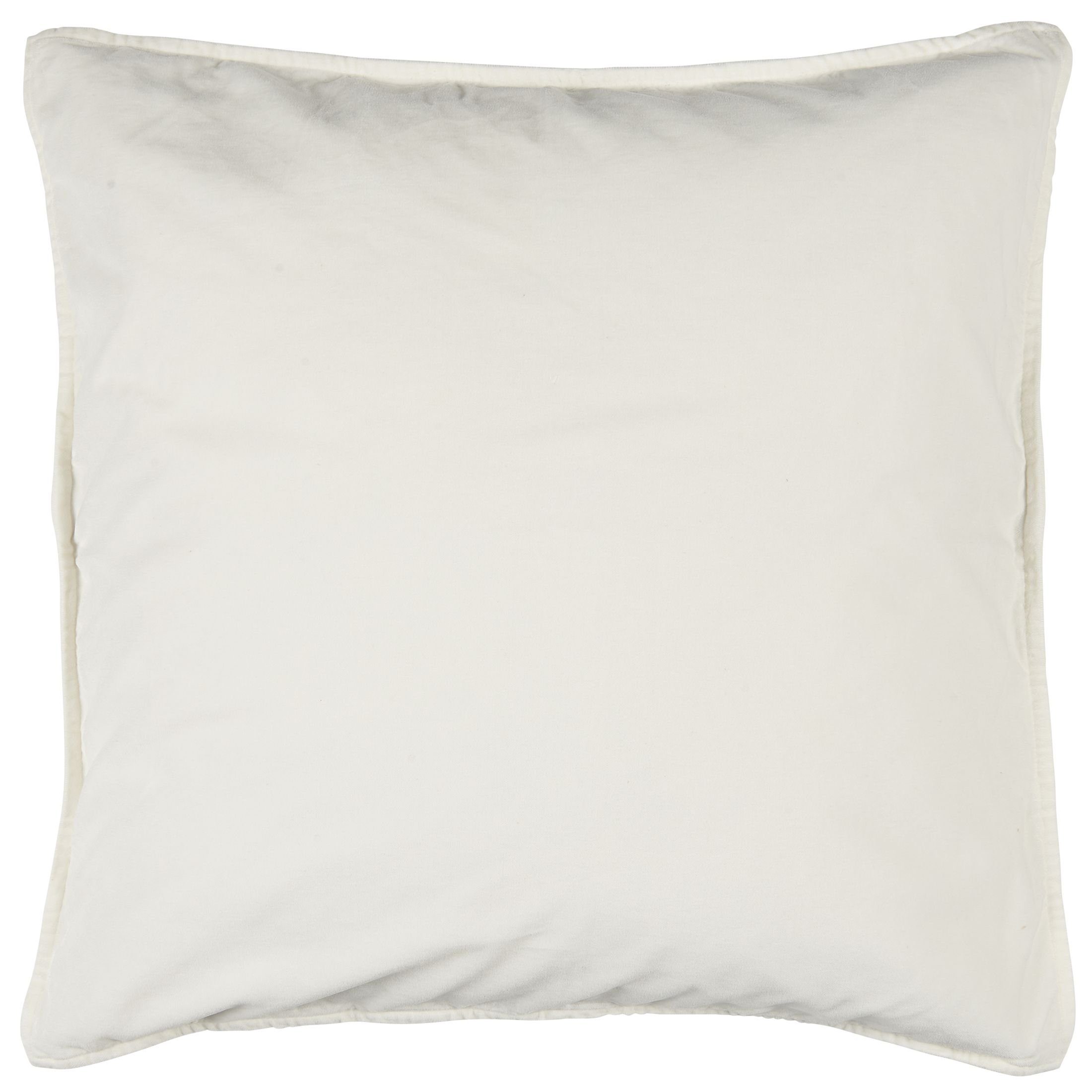 Ib Laursen Kissenbezug Kissenbezug Kissenhülle Samt Velour Butter Cream 52x52cm Ib Laursen