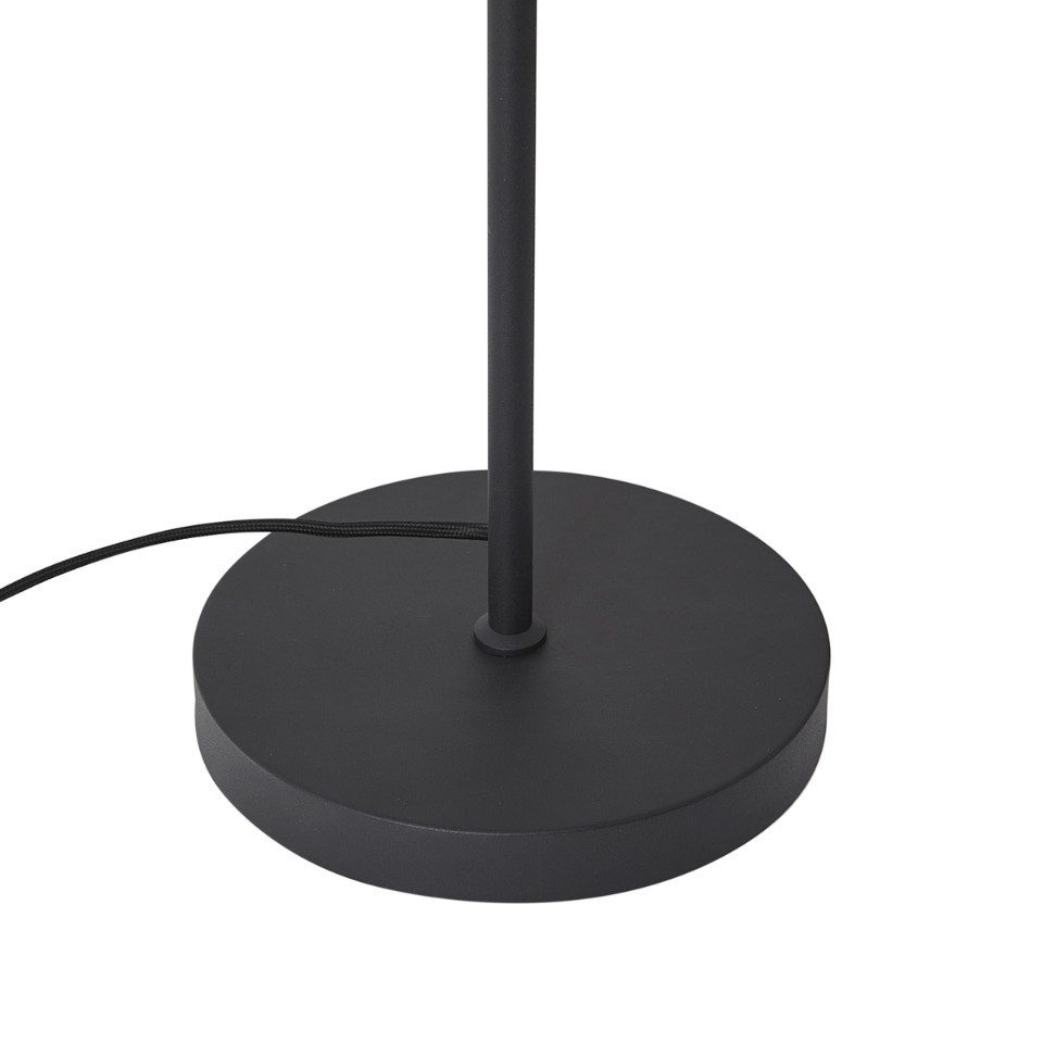Qazqa Stehlampe Gianni, ohne Leuchtmittel, Neutralweiß, QAZQA Stehlampe, gu10, Schwarz, Metall, Modern