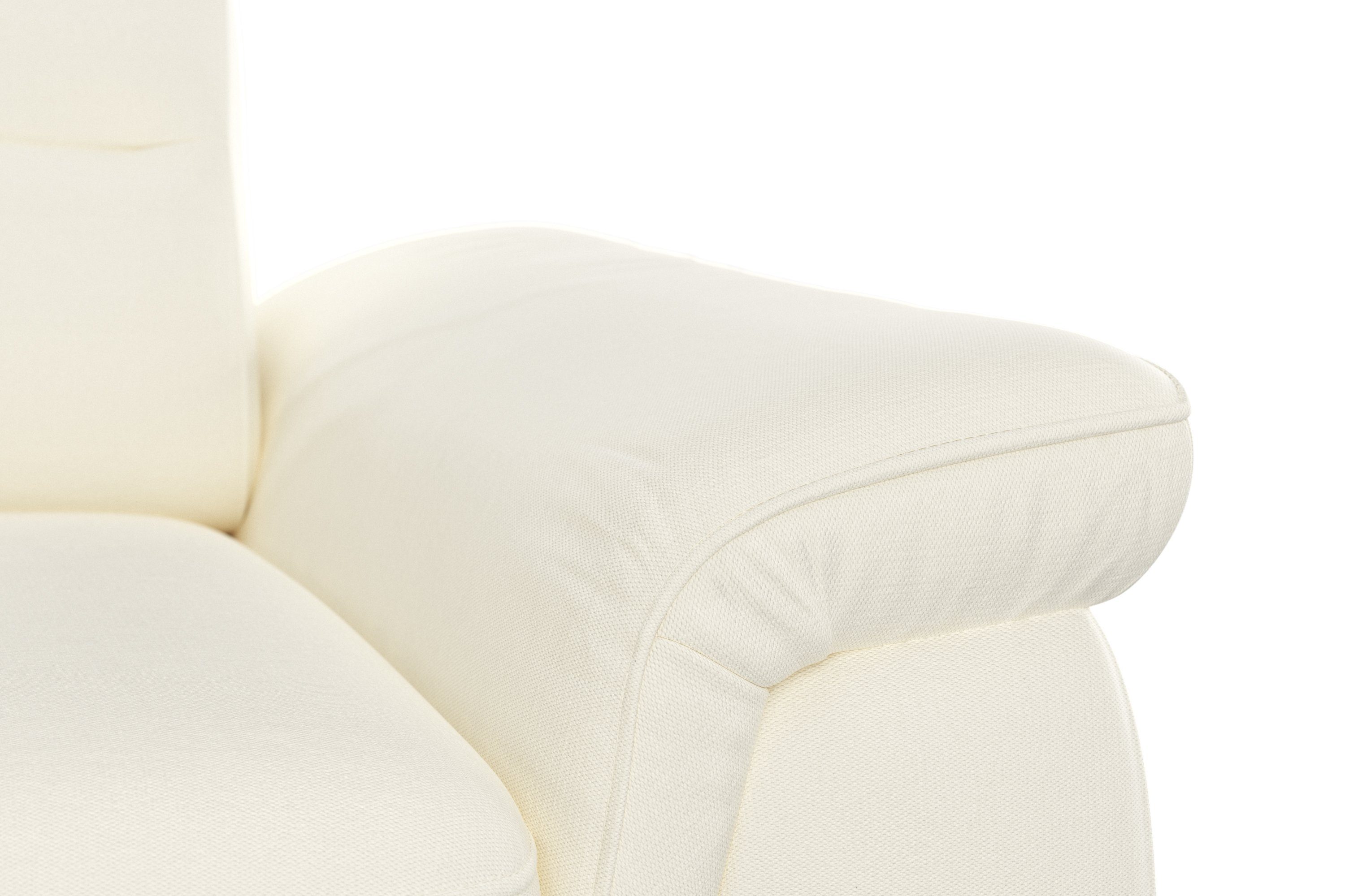 Sinatra, sit&more mane, mit und optional Kopfteilverstellung Ecksofa mit Armteilfunktion