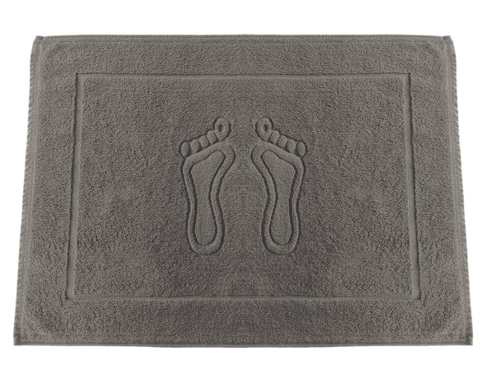 MatratzenL.A.B® Badematte 650 g/m² Blauer Schwan®, 100% Baumwolle, 50x70 cm, Badvorleger, Duschvorleger, Duschmatte Frottee
