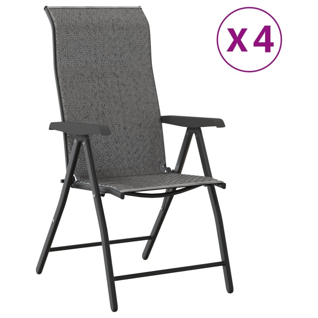 vidaXL Gartenstuhl Gartenstühle 4 Stk. Klappbar günstig online kaufen