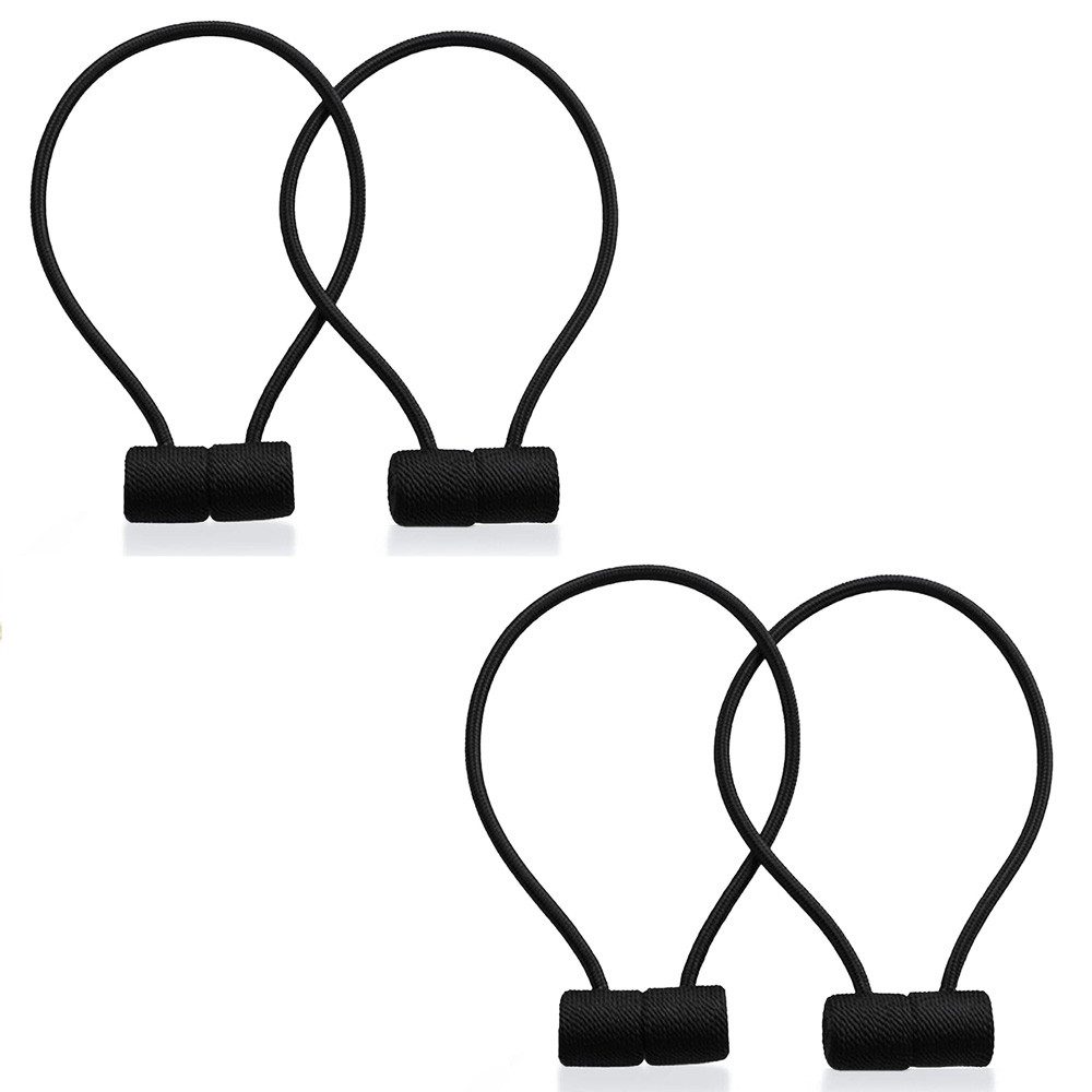 TUWENA Raffhalter 4 St Raffhalter Starke magnetische Vorhanghalterungen