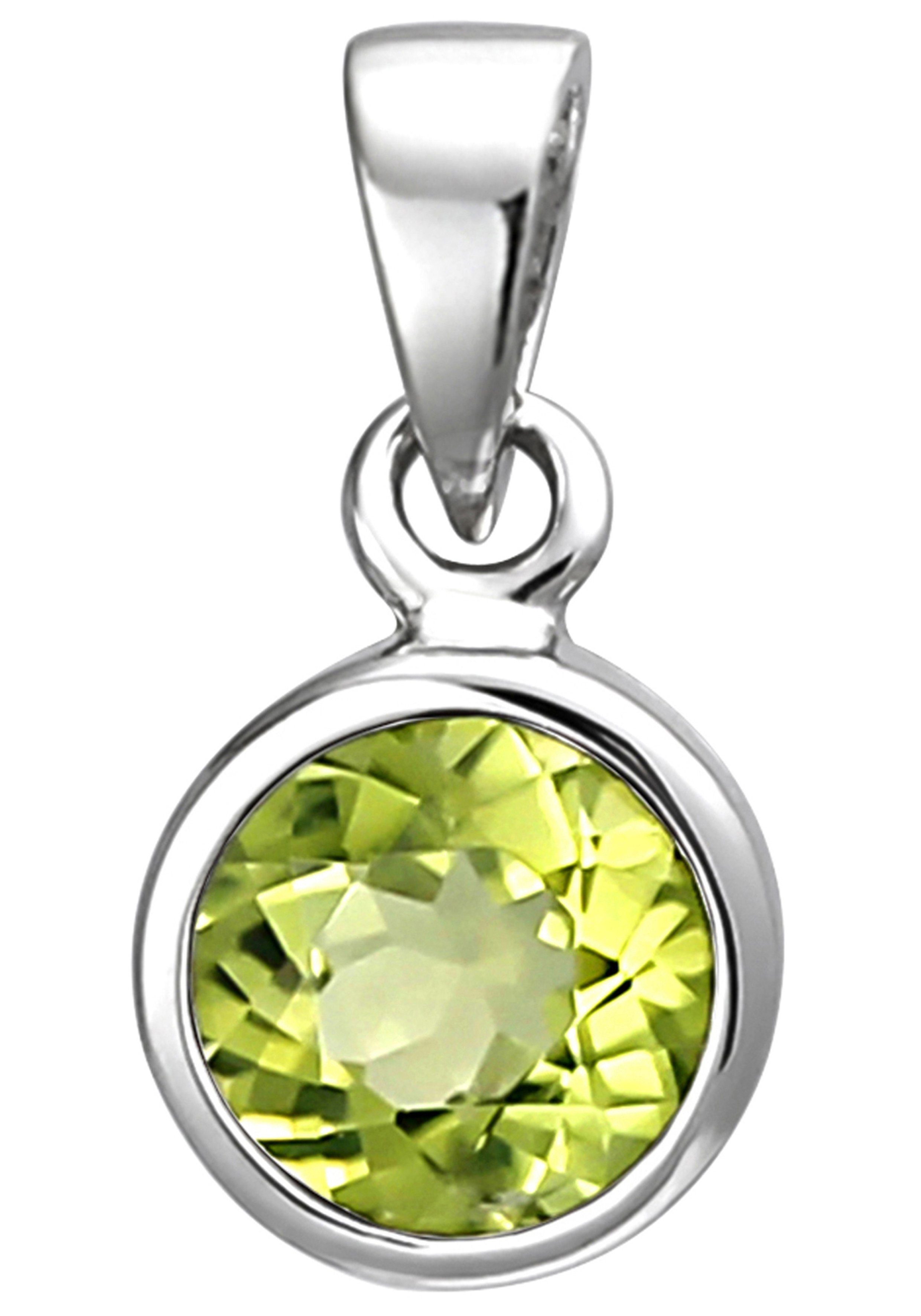 JOBO Kettenanhänger Anhänger mit Peridot, 925 Silber günstig online kaufen