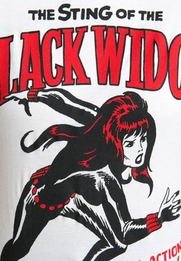 LOGOSHIRT T-Shirt Black Widow mit Superheldinnen-Frontdruck