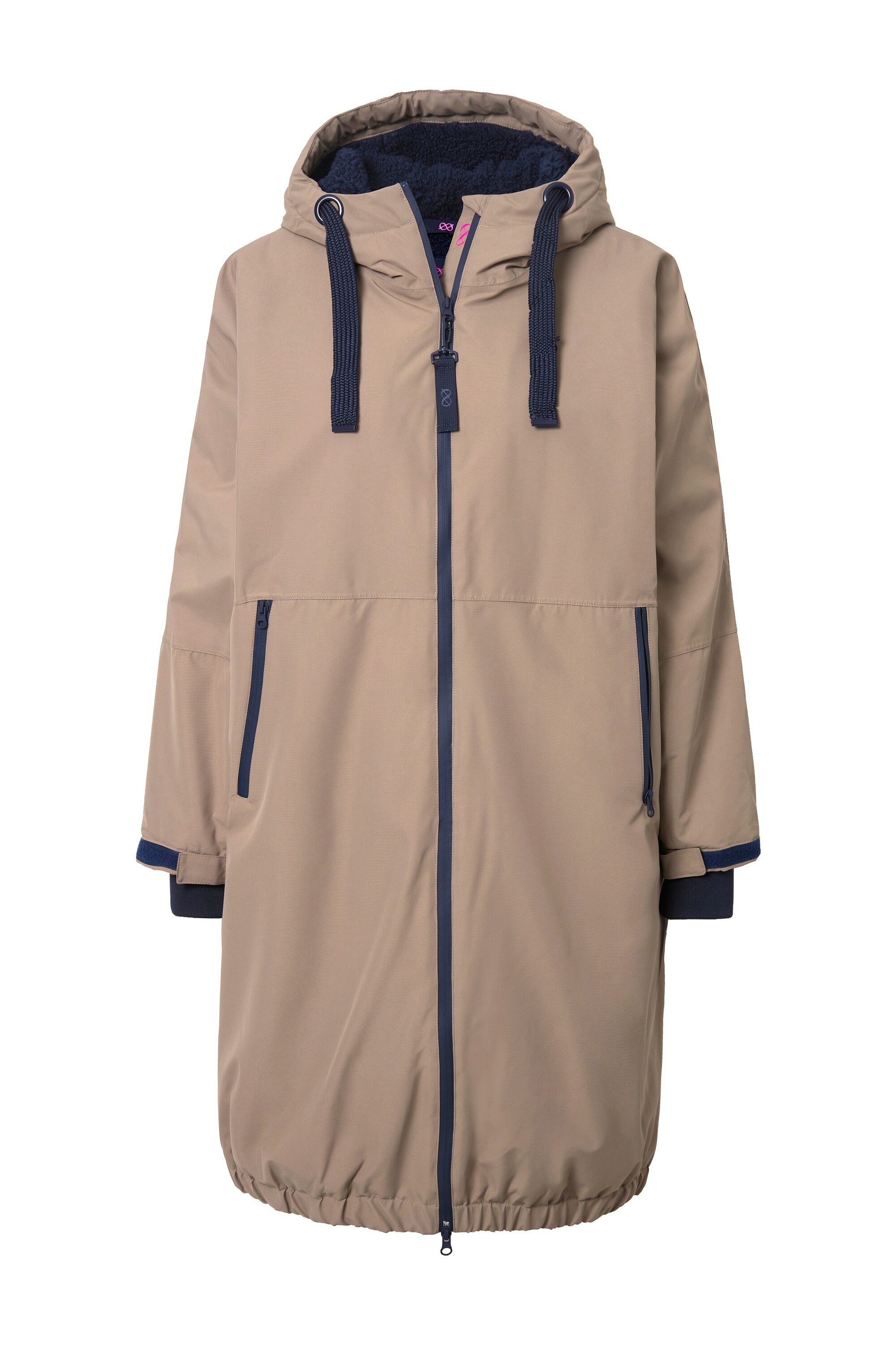 Laurasøn Wintermantel Funktionsjacke oversized Teddyfutter Kapuze günstig online kaufen