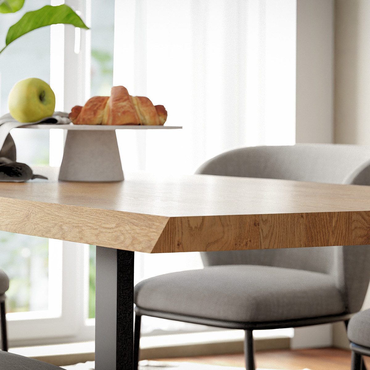 Creative Co-Op Dossier Beistelltisch/Hocker Aus Massivholz – Vintage-Design, Flache Platte, 47 Cm Hoch