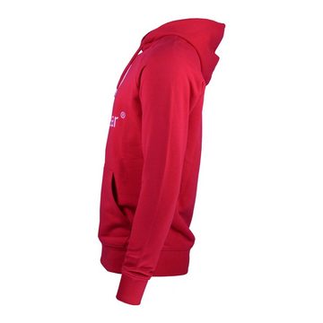 workawear Kapuzenpullover Nachhaltig Organic Hoodie Herren rot Bio Baumwolle Kapuzenpullover