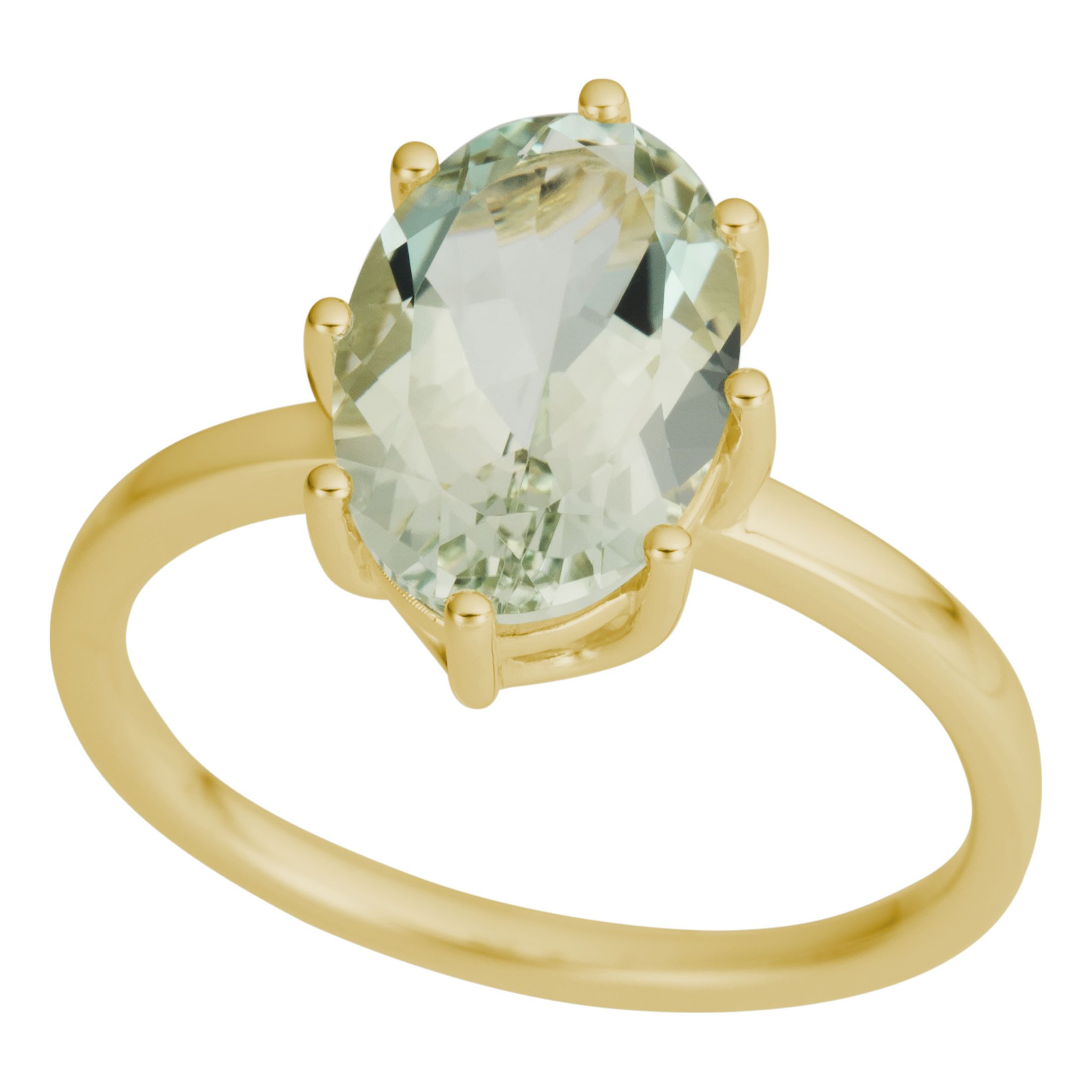 Fingerring Schmuck Geschenk Gold 375 Damenring Goldring Oval