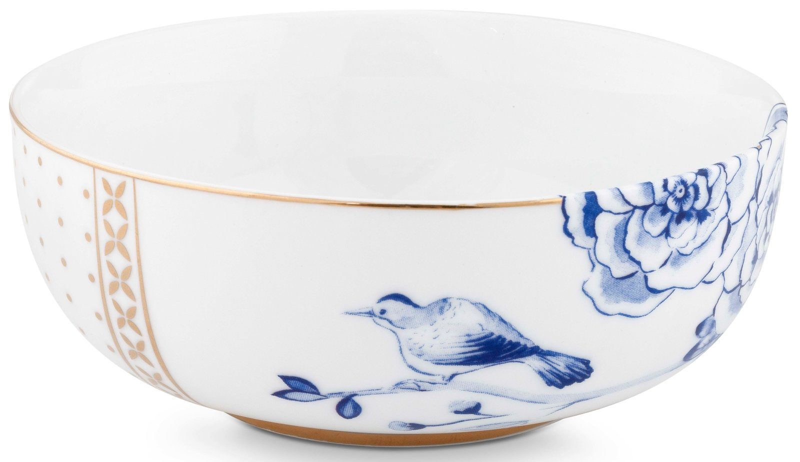 PiP Studio Schüssel Royal White Schüssel 12,5 cm, Porzellan, (Schüsseln & Schalen), Bowl Royal White 12.5cm