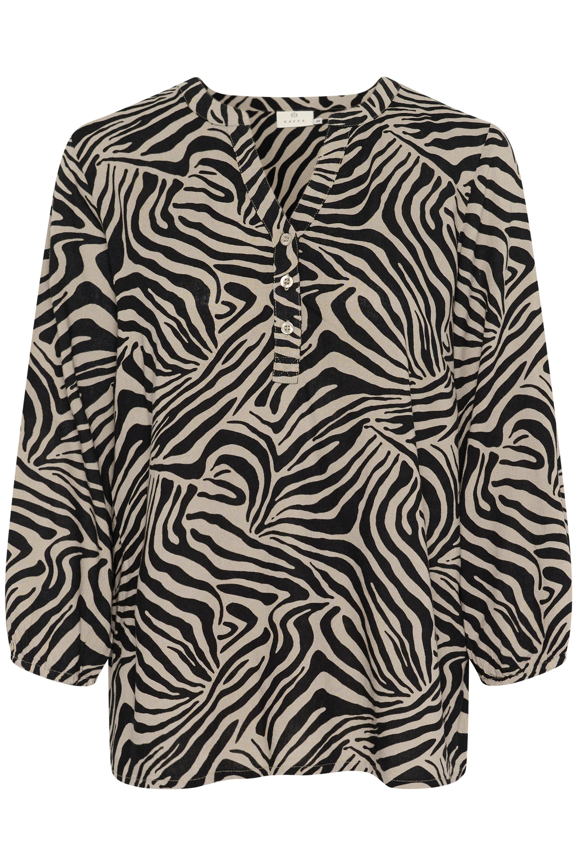 KAFFE Langarmbluse Bluse langarm KAmilia