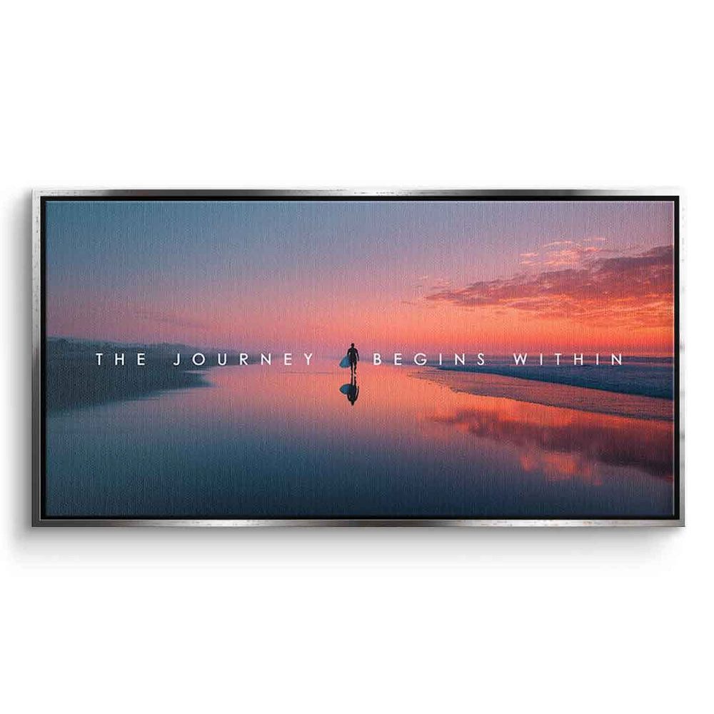 DOTCOMCANVAS® Leinwandbild Journey Within, Leinwandbild Journey Within Kunstdruck Wandbild