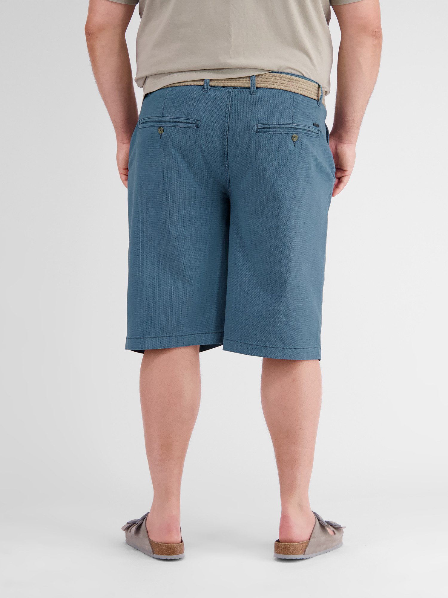 LERROS Bermudas Chino-Bermuda mit Gürtel, in Großen Größen (Set)