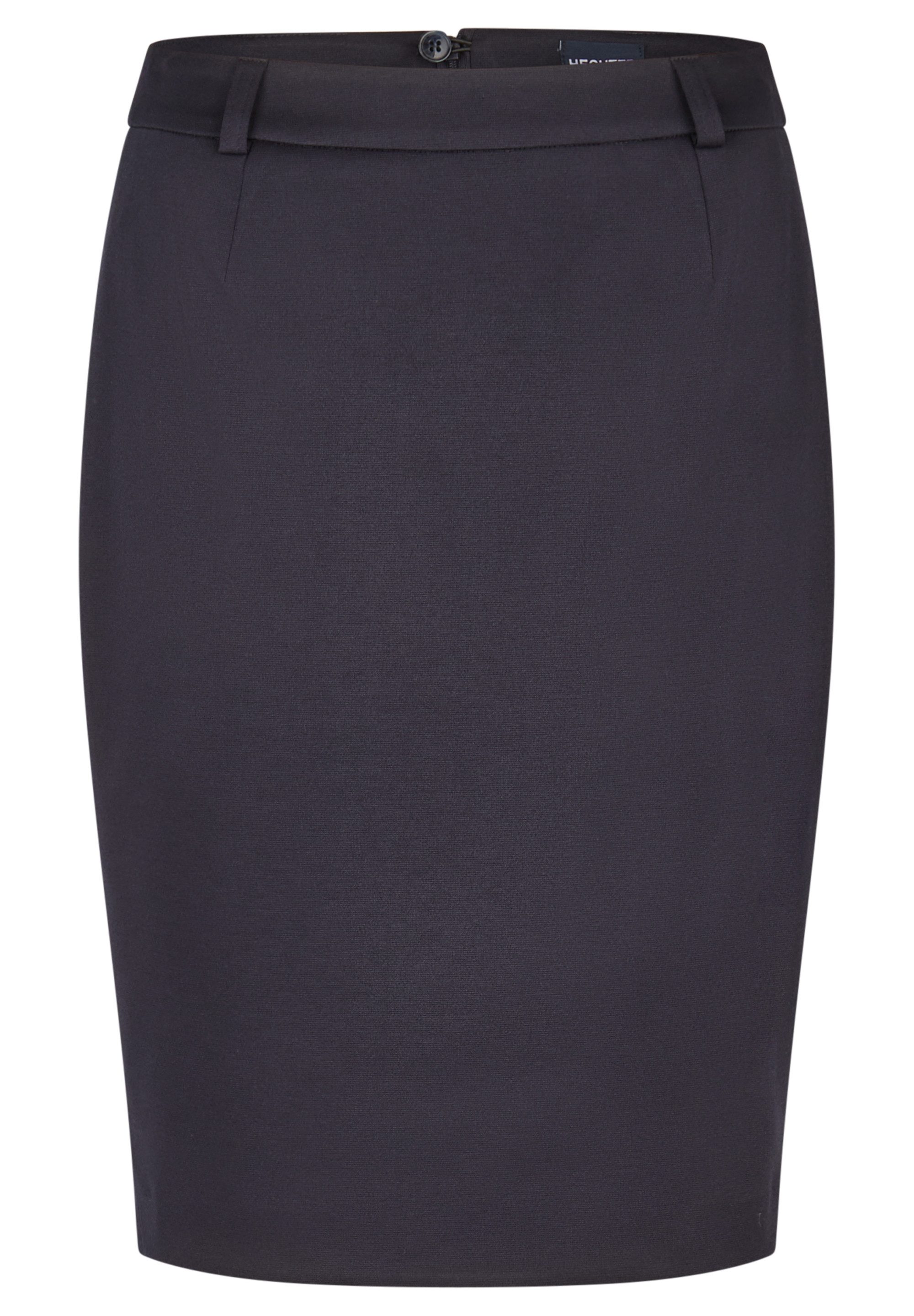 HECHTER PARIS Jerseyrock HECHTER Paris CASUAL Damen-Jerseyrock ModernFit Blau Microdesign