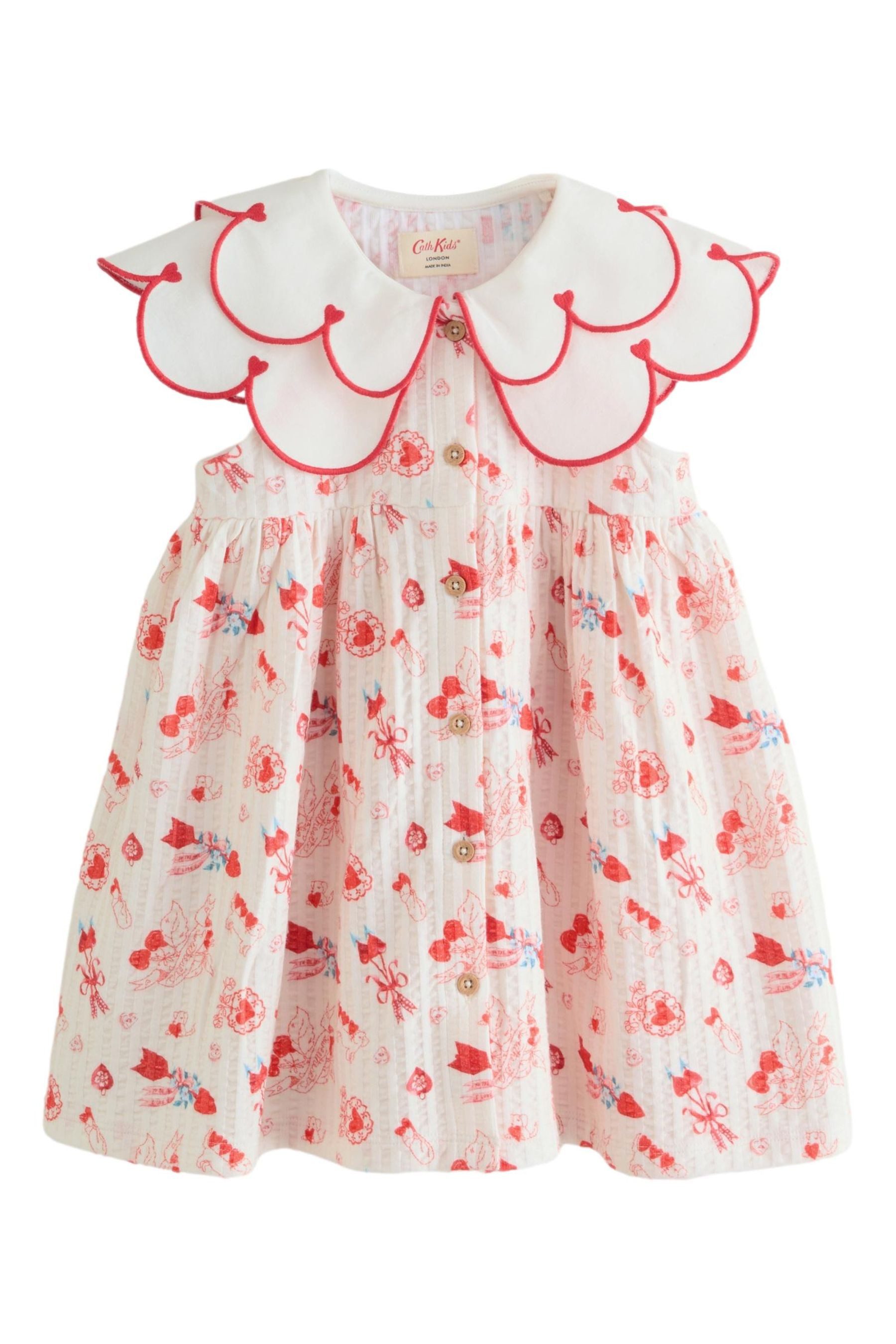 Next Jerseykleid Kleid mit Kragen (1-tlg)