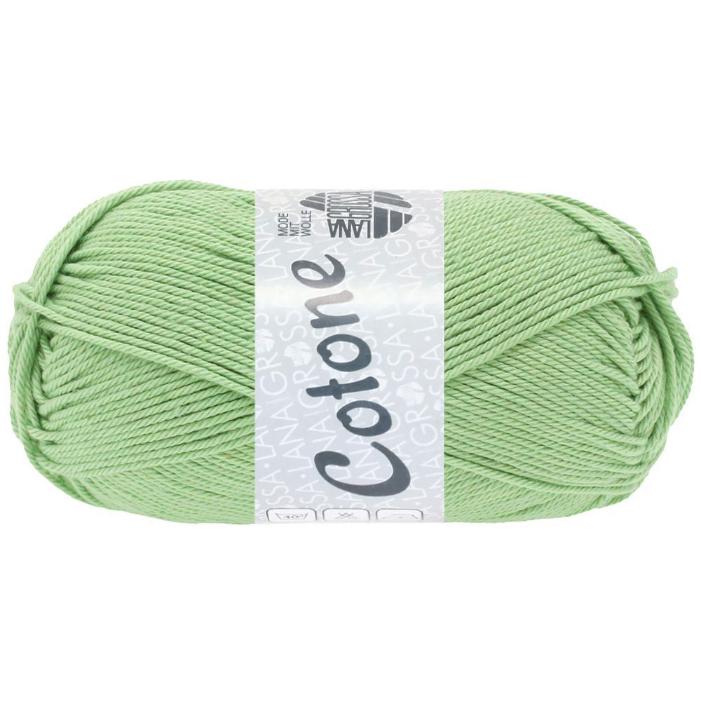 LANA GROSSA COTONE Häkelwolle, 125 m (vielseitiges Baumwoll-Basicgarn), 50 g