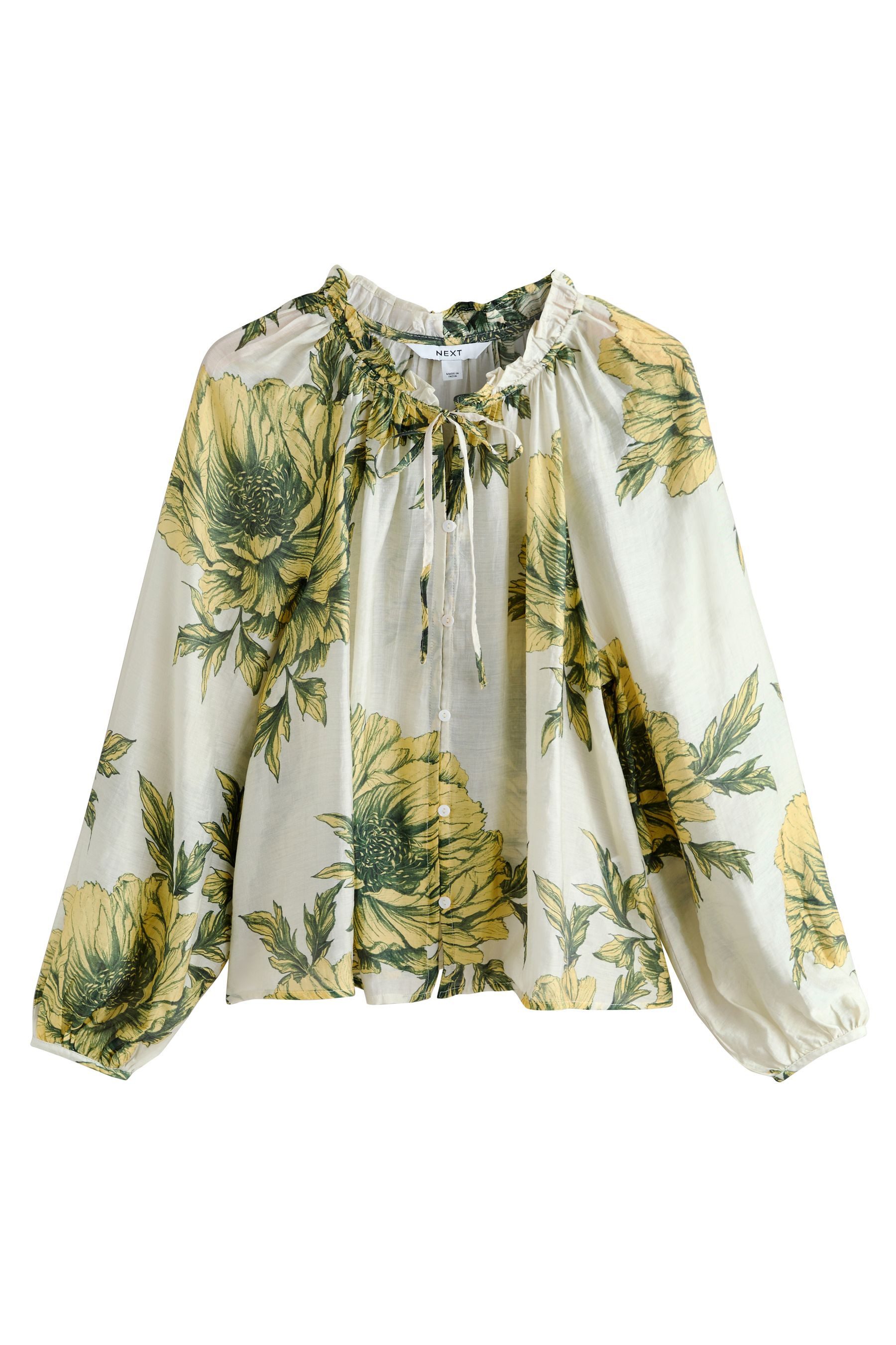 Next Langarmbluse Langärmelige Bluse mit Knopfleiste (1-tlg) günstig online kaufen