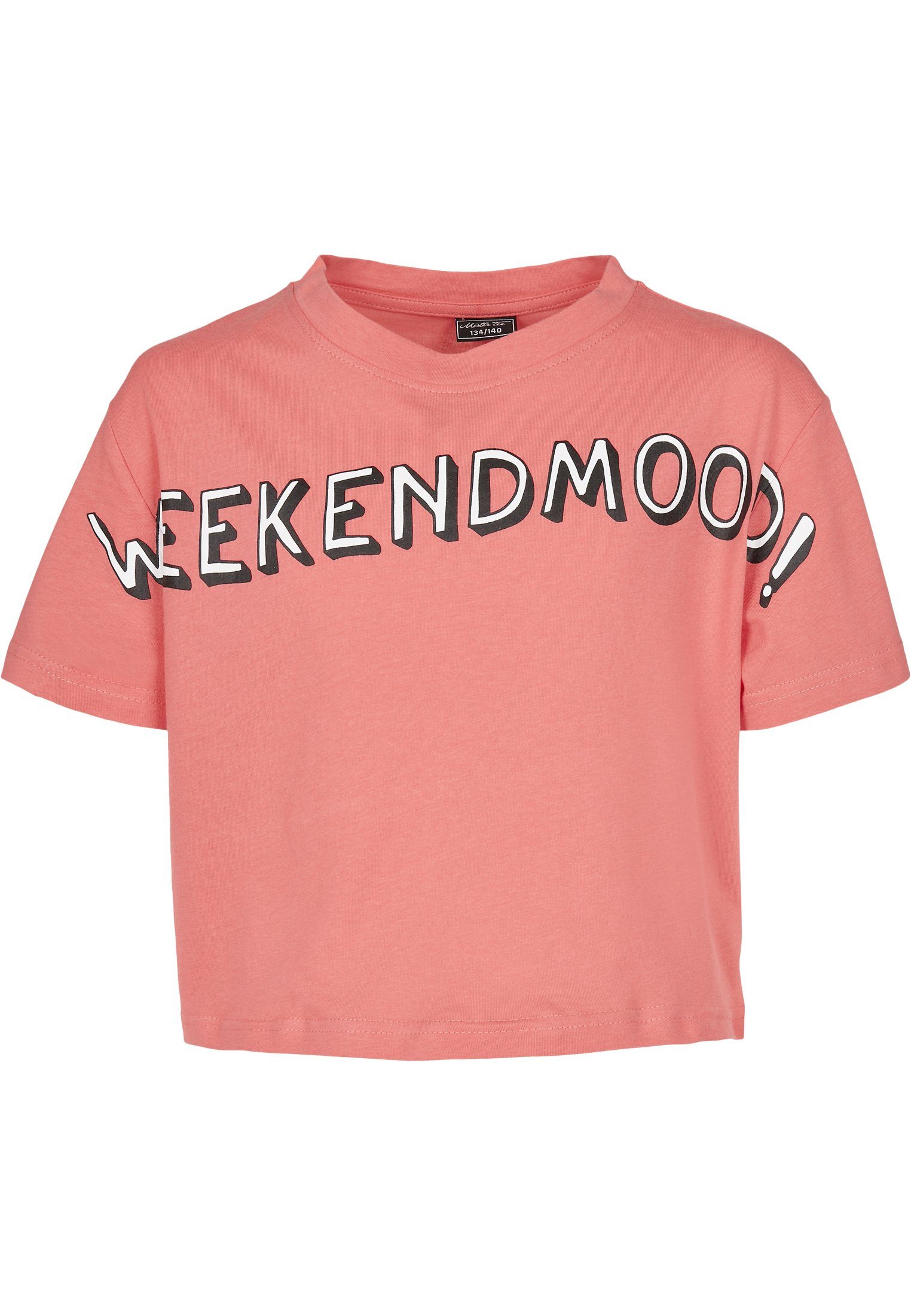 MisterTee Kurzarmshirt Kinder Kids Weekend Mood Tee (1-tlg)