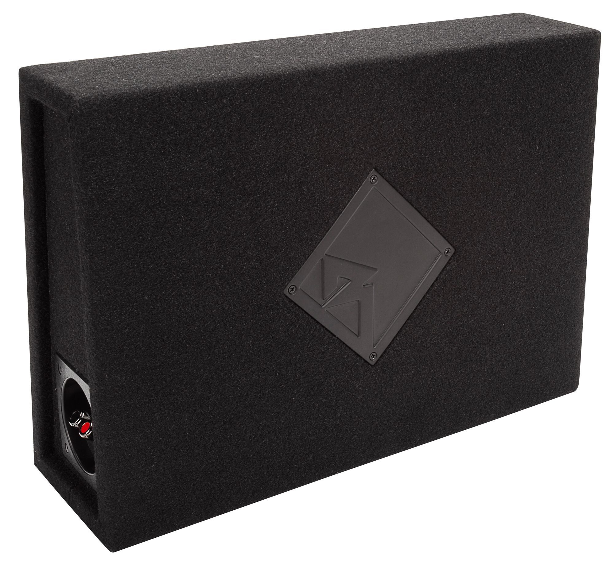 Rockford Fosgate P3S-1X8 20cm Flat Gehäuse-Subwoofer Auto-Subwoofer (150 W, max.: W cm)